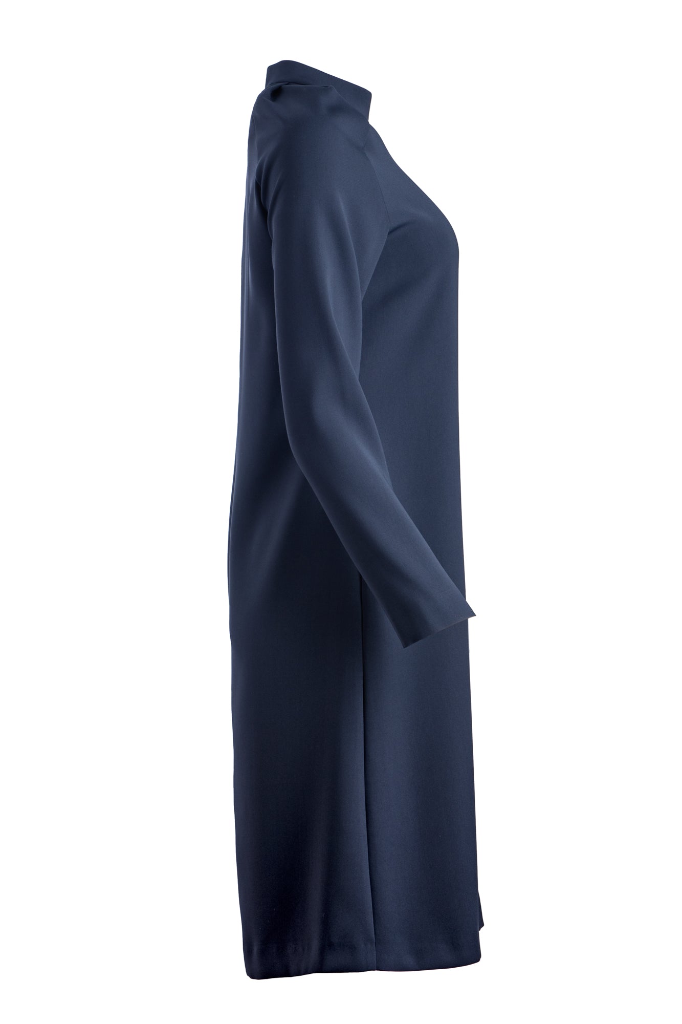 MAX VOLMÁRY-Kleid mit Stehkragen marine- bis Gr.48