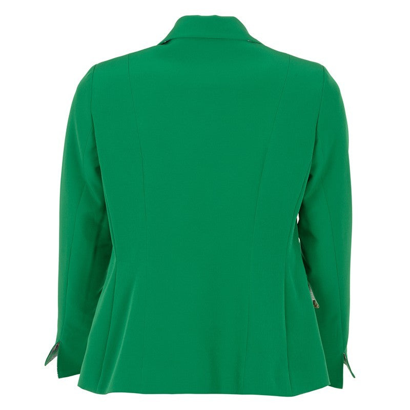 MAIDEN LANE Blazer HELEN grün mit Herzknöpfen