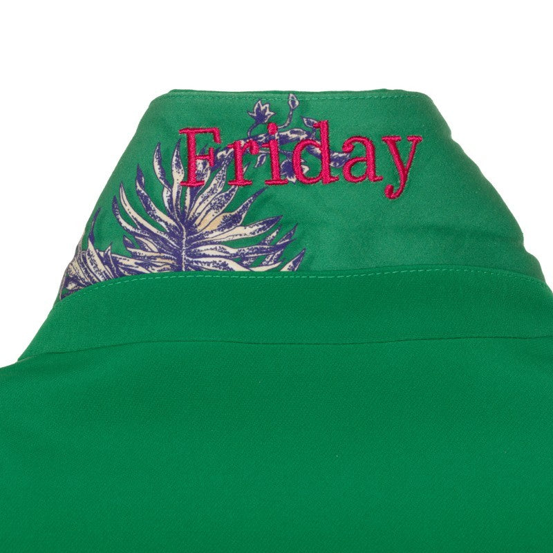 MAIDEN LANE Blazer HELEN grün mit Herzknöpfen