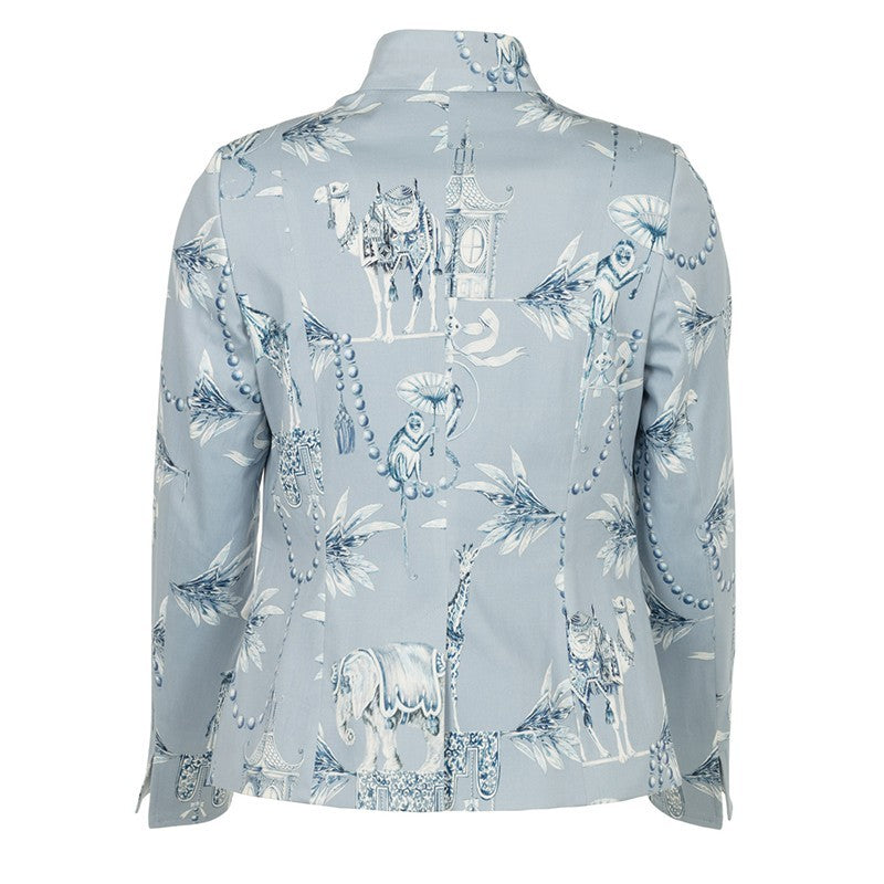 MAIDEN LANE Blazer HASTINGS hellblau Toile de Jouy