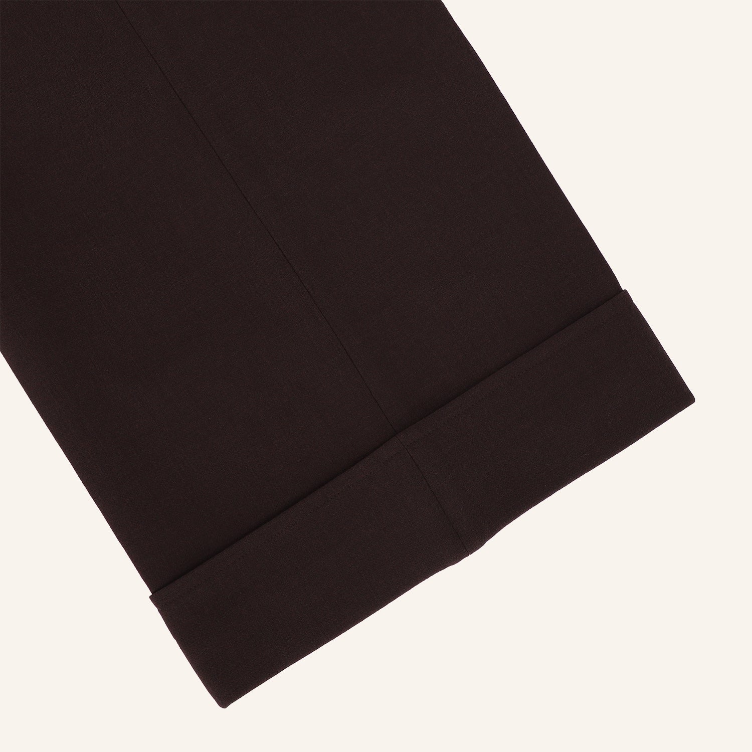 Dunkelbraune 7/8 Culotte-Hose LENI