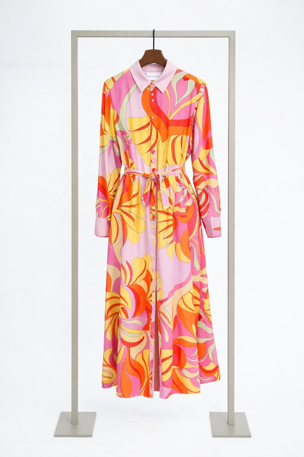 Seidenblusenkleid "Tropical Sunset"