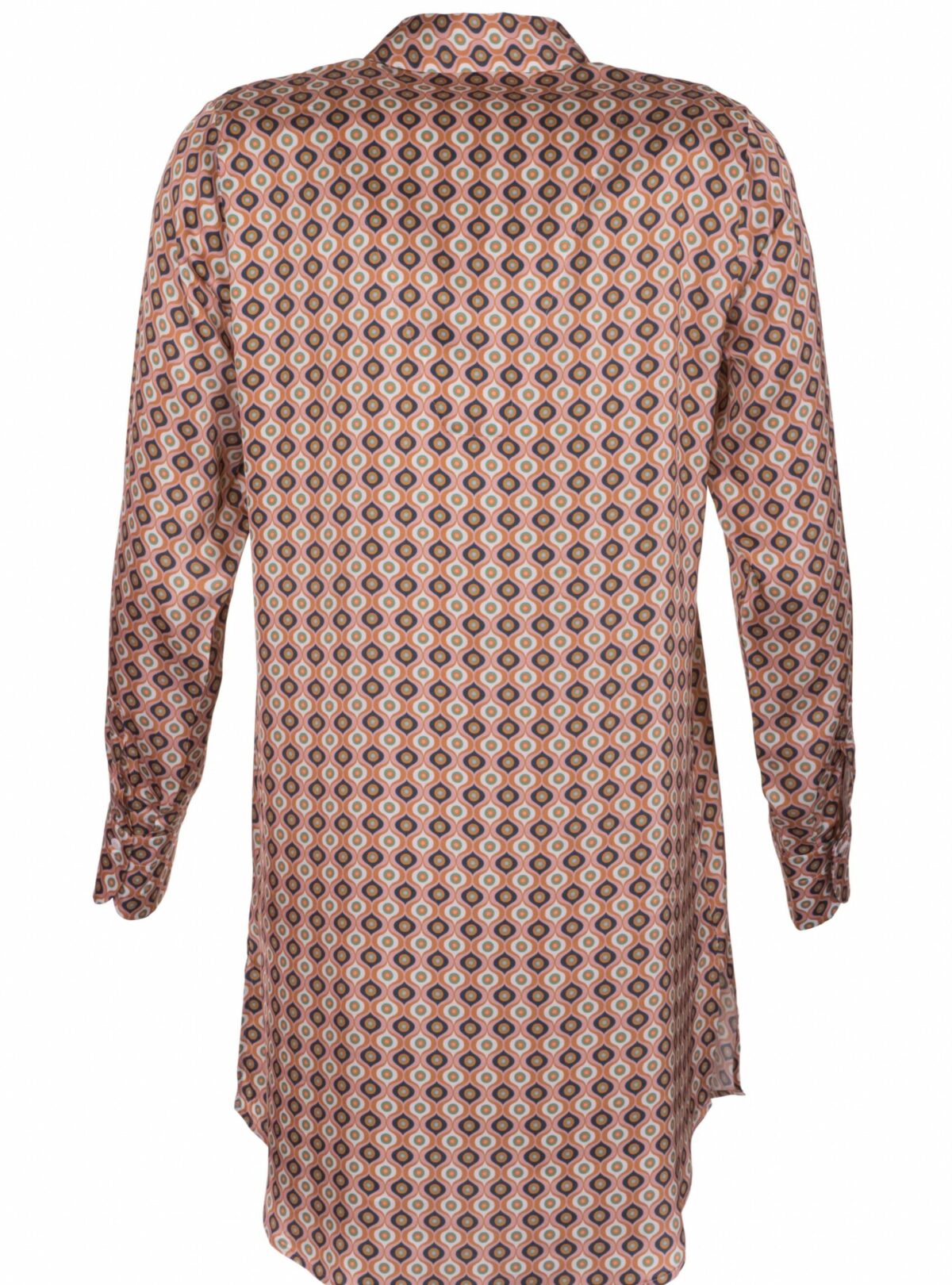 MAX VOLMÁRY- Seidentunika grafisches Muster