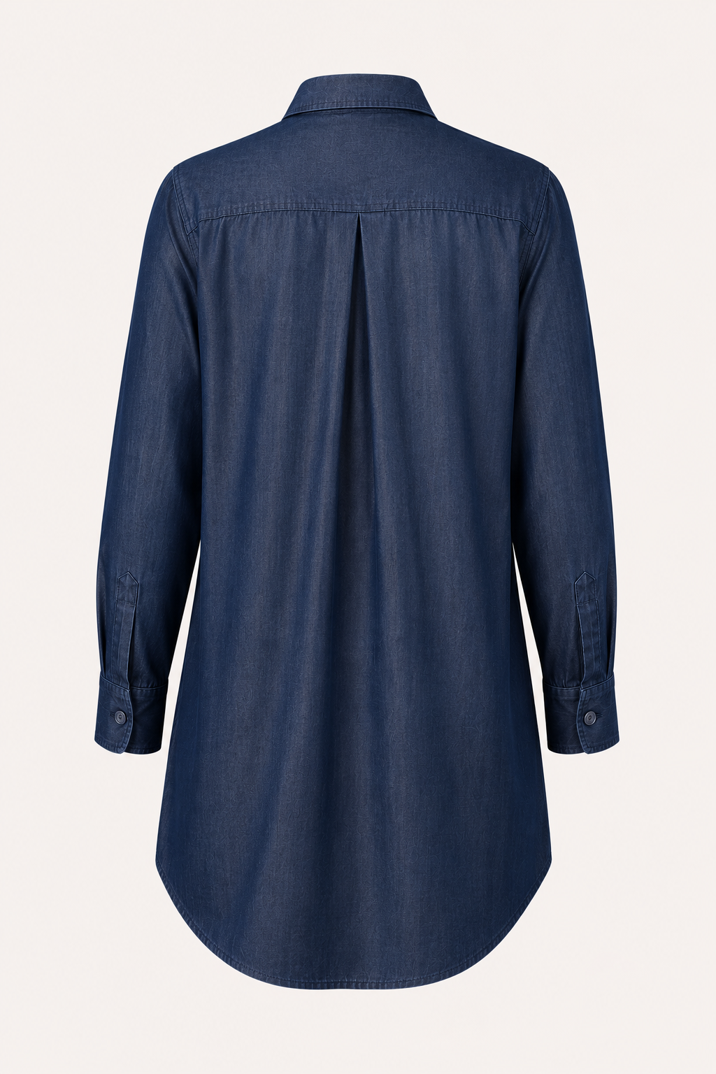 Longbluse JEANS Tencel Tunikabluse