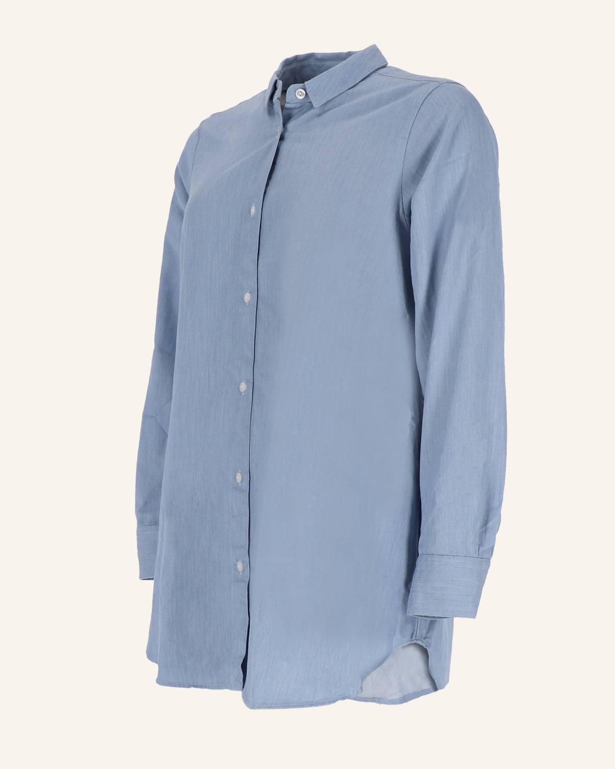 Hemdbluse JEANS bleached Longbluse