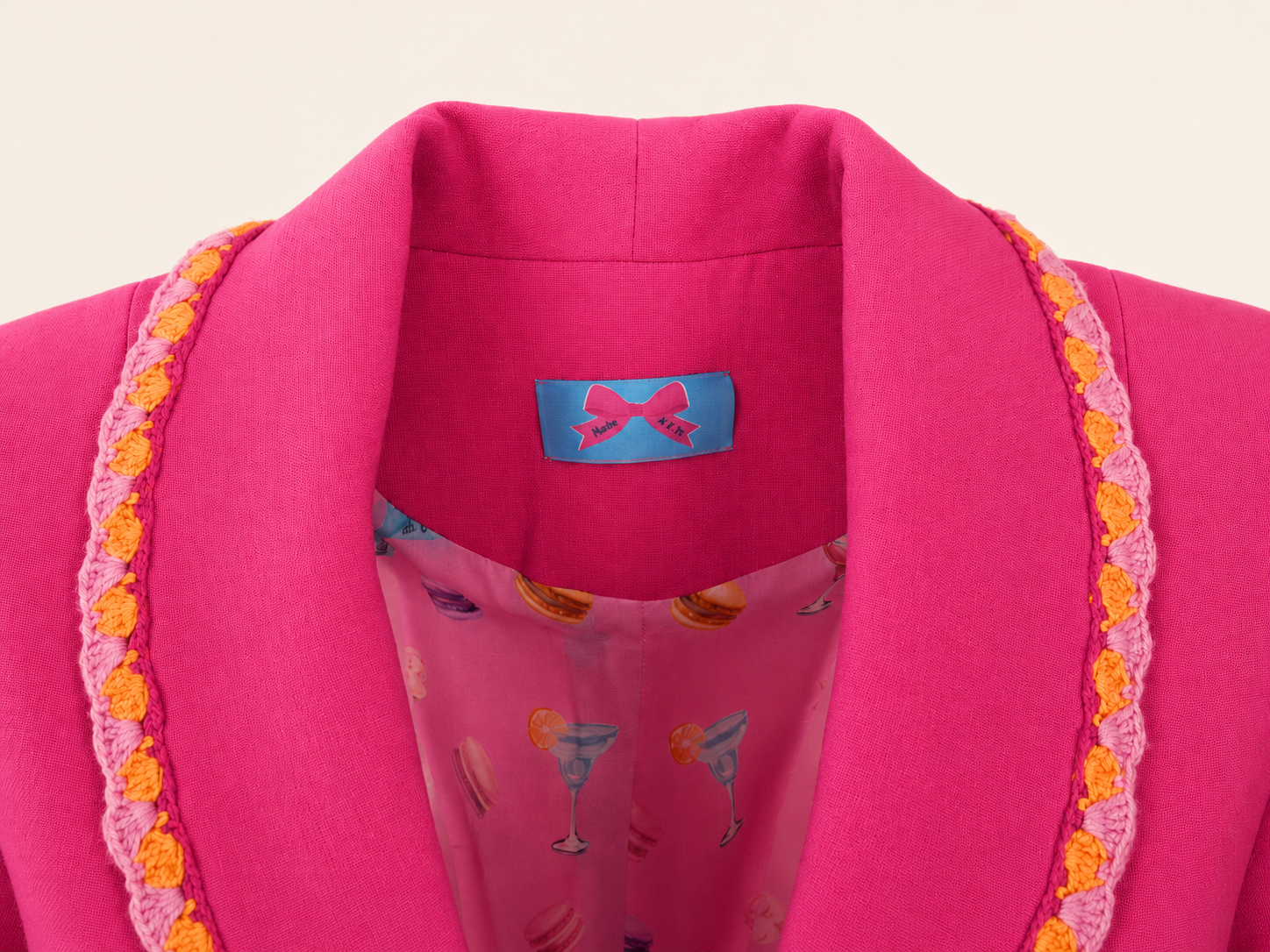 Blazer CARA mit Häkelkante