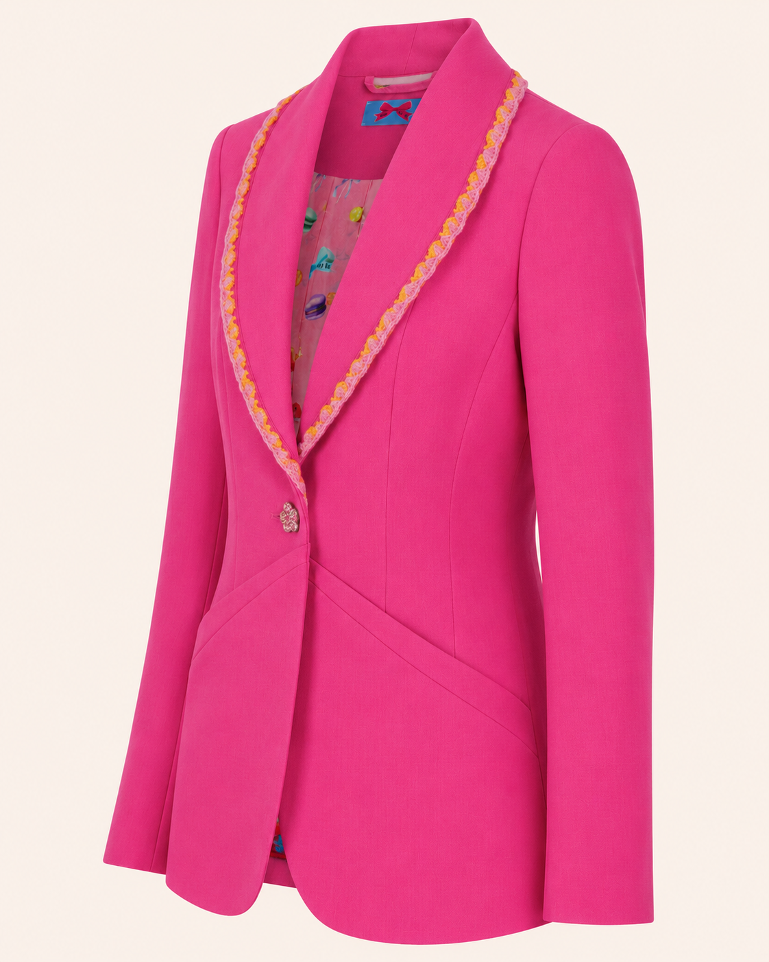 Blazer CARA mit Häkelkante