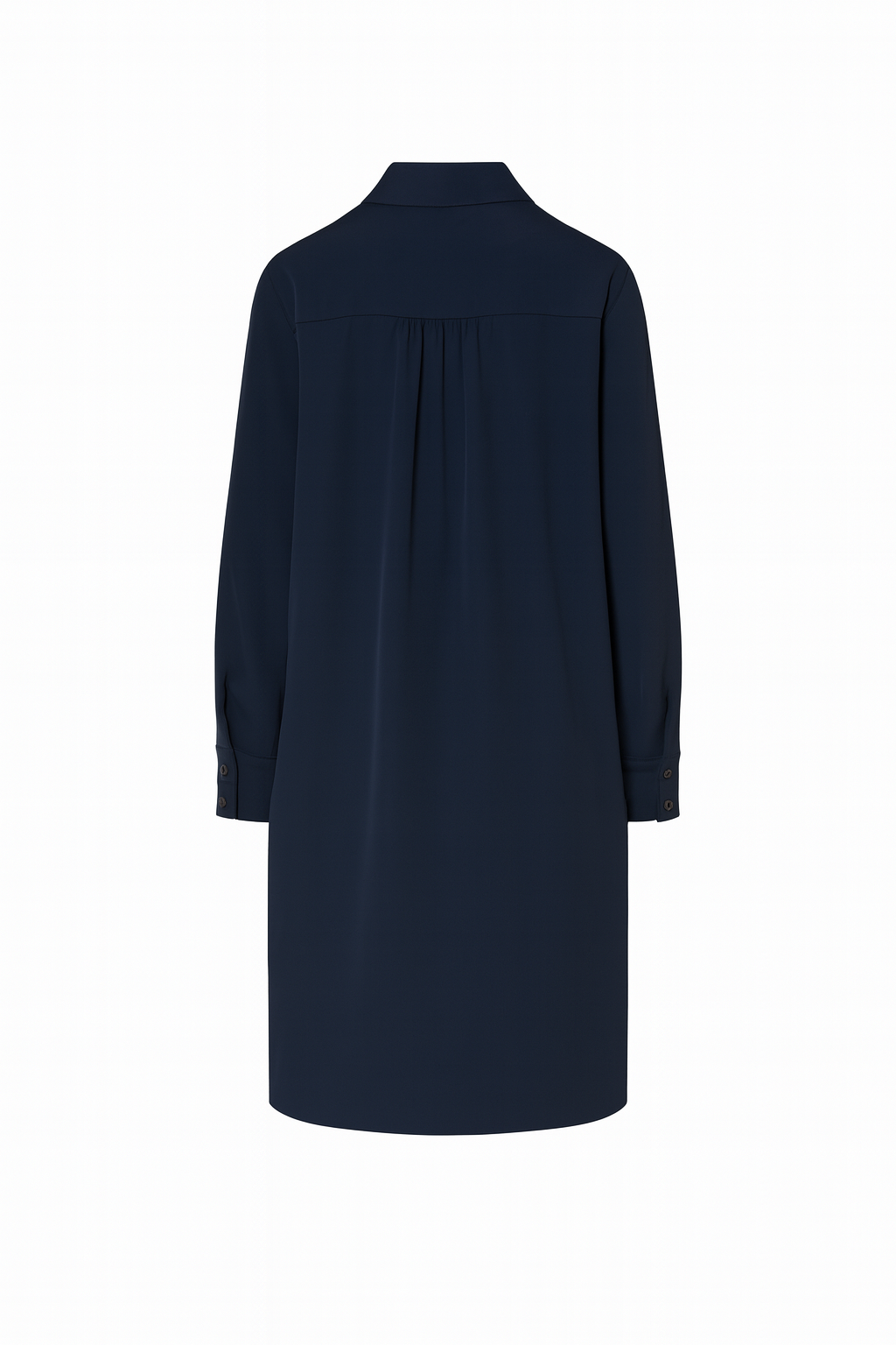 Kleid mit SCHLUPPE marineblau