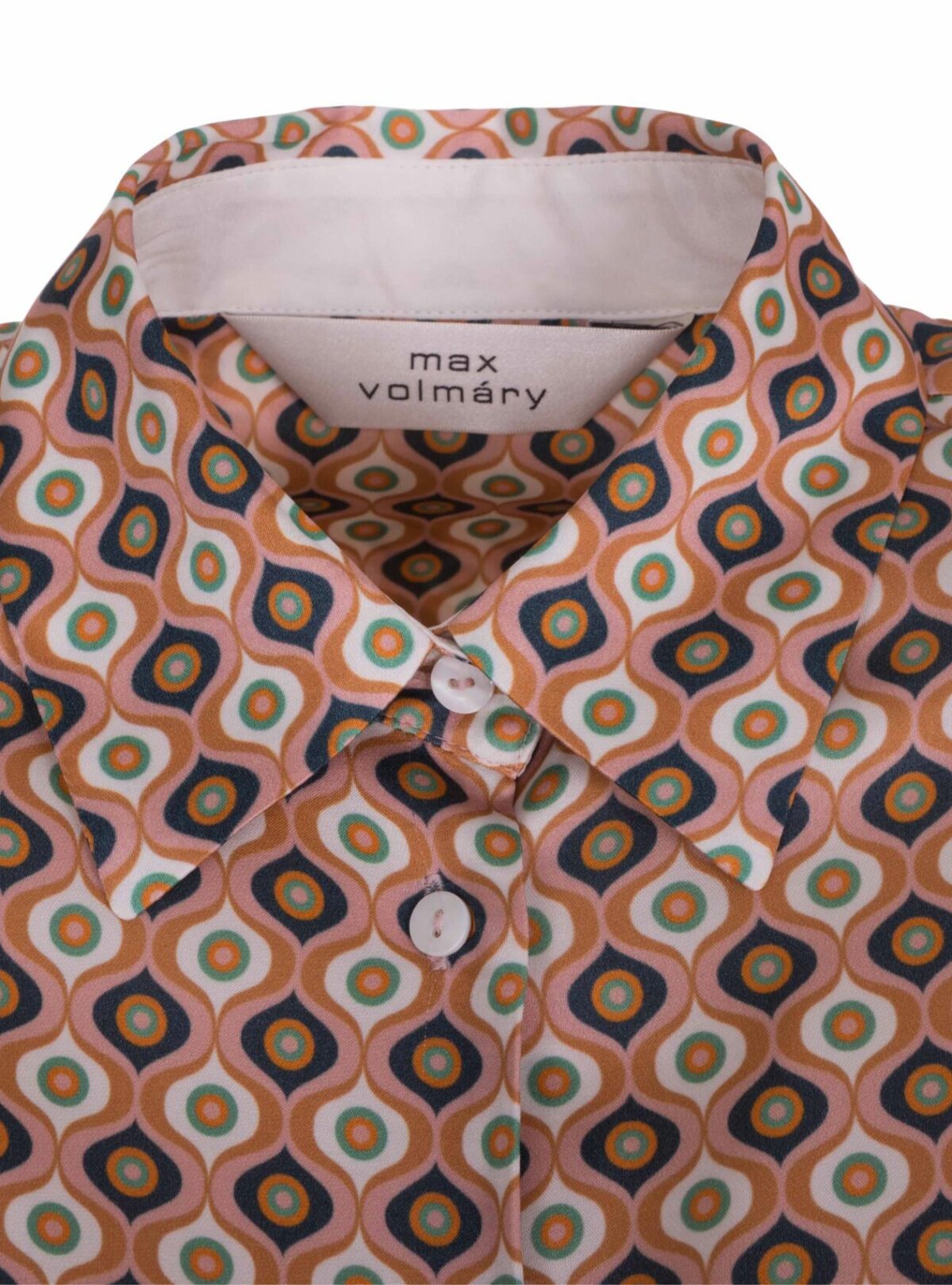 MAX VOLMÁRY- Seidentunika grafisches Muster