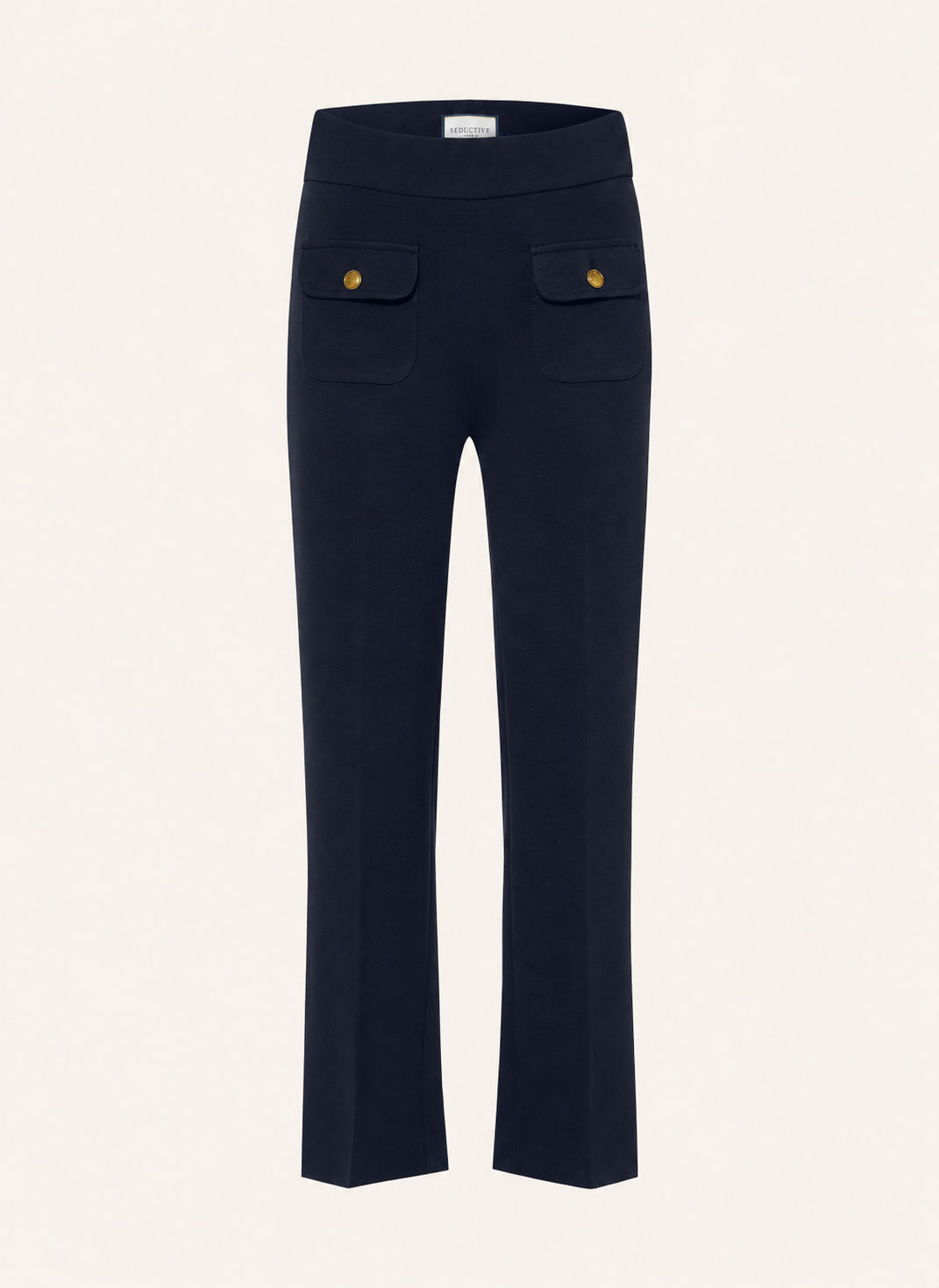 7/8 Hose NANETTE GOLD Kick-Flared Italian Jersey