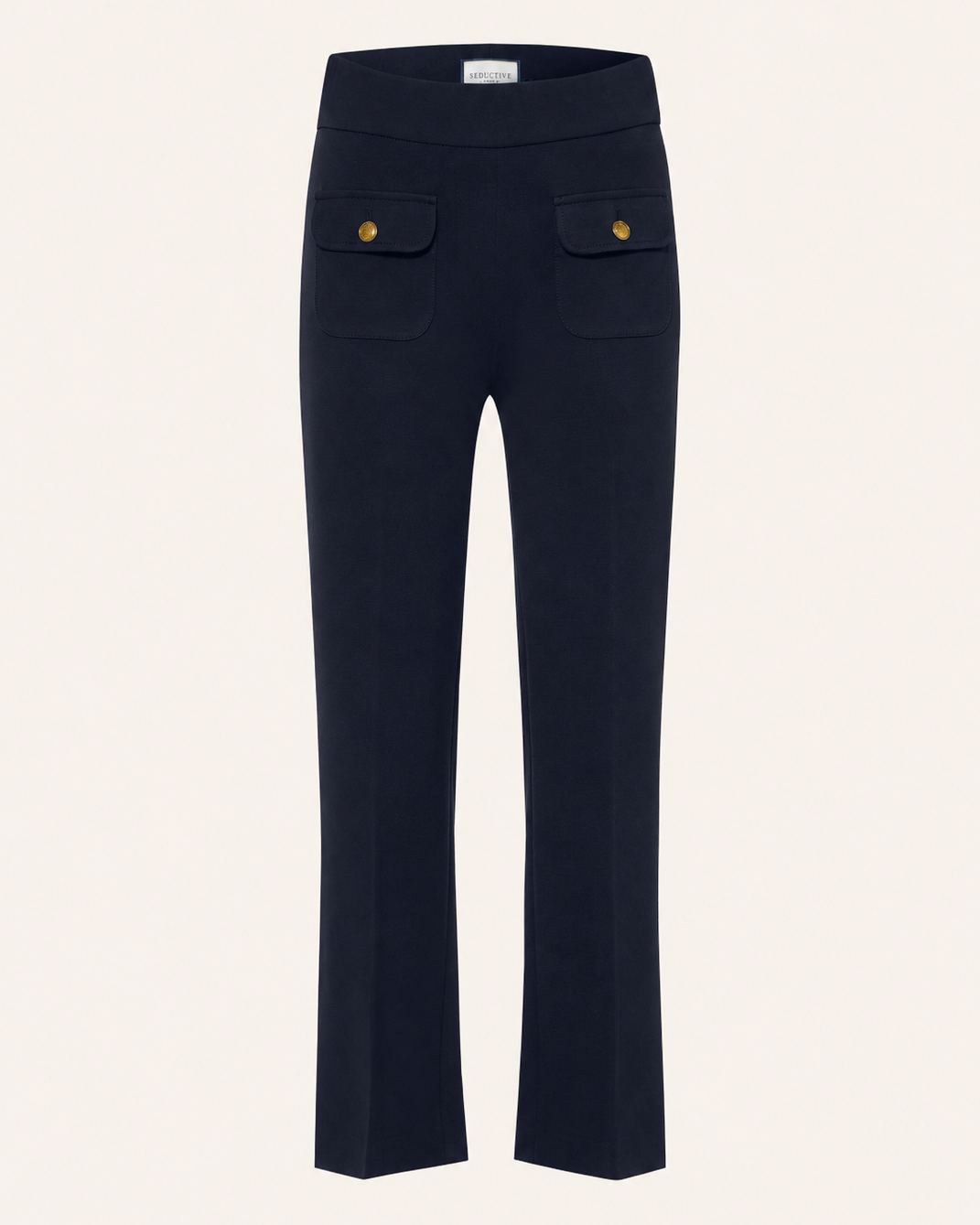 7/8 Hose NANETTE GOLD Kick-Flared Italian Jersey