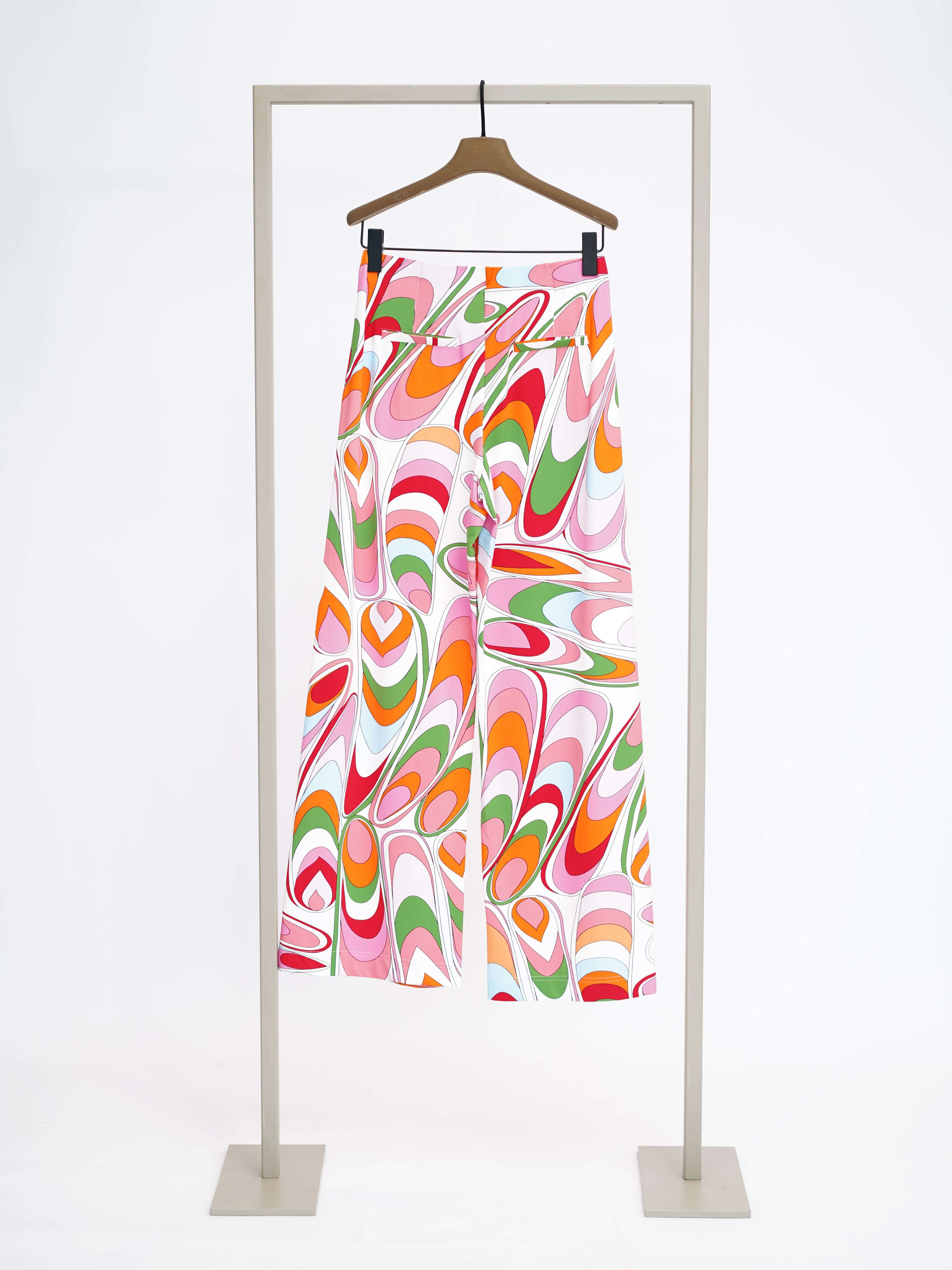 Superstretch-Tuchhose mit Puccidruck