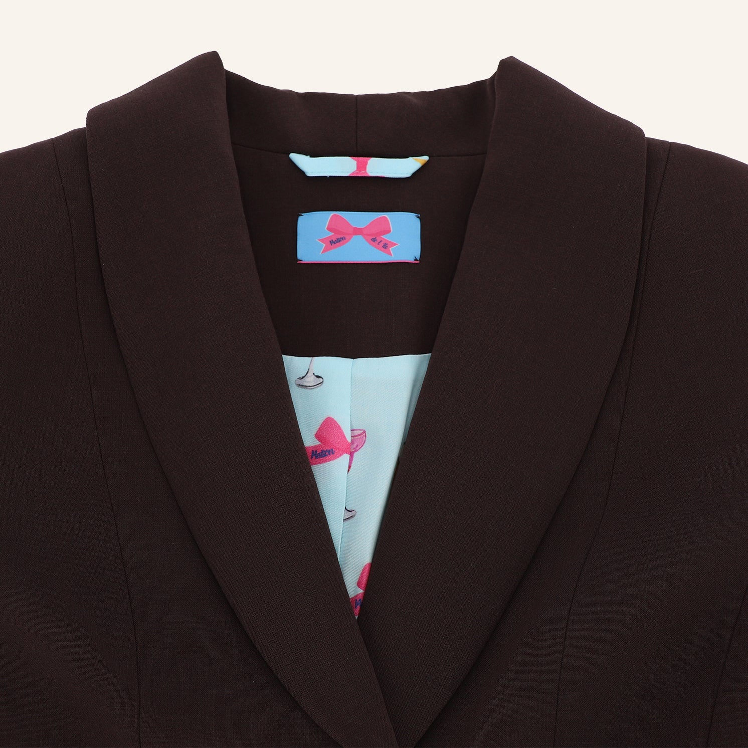 Sportlich eleganter Blazer CARA dunkelbraun