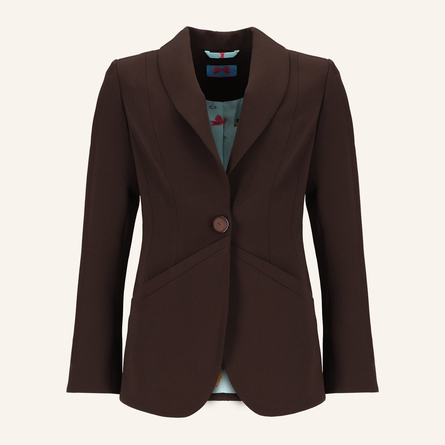 Sportlich eleganter Blazer CARA dunkelbraun