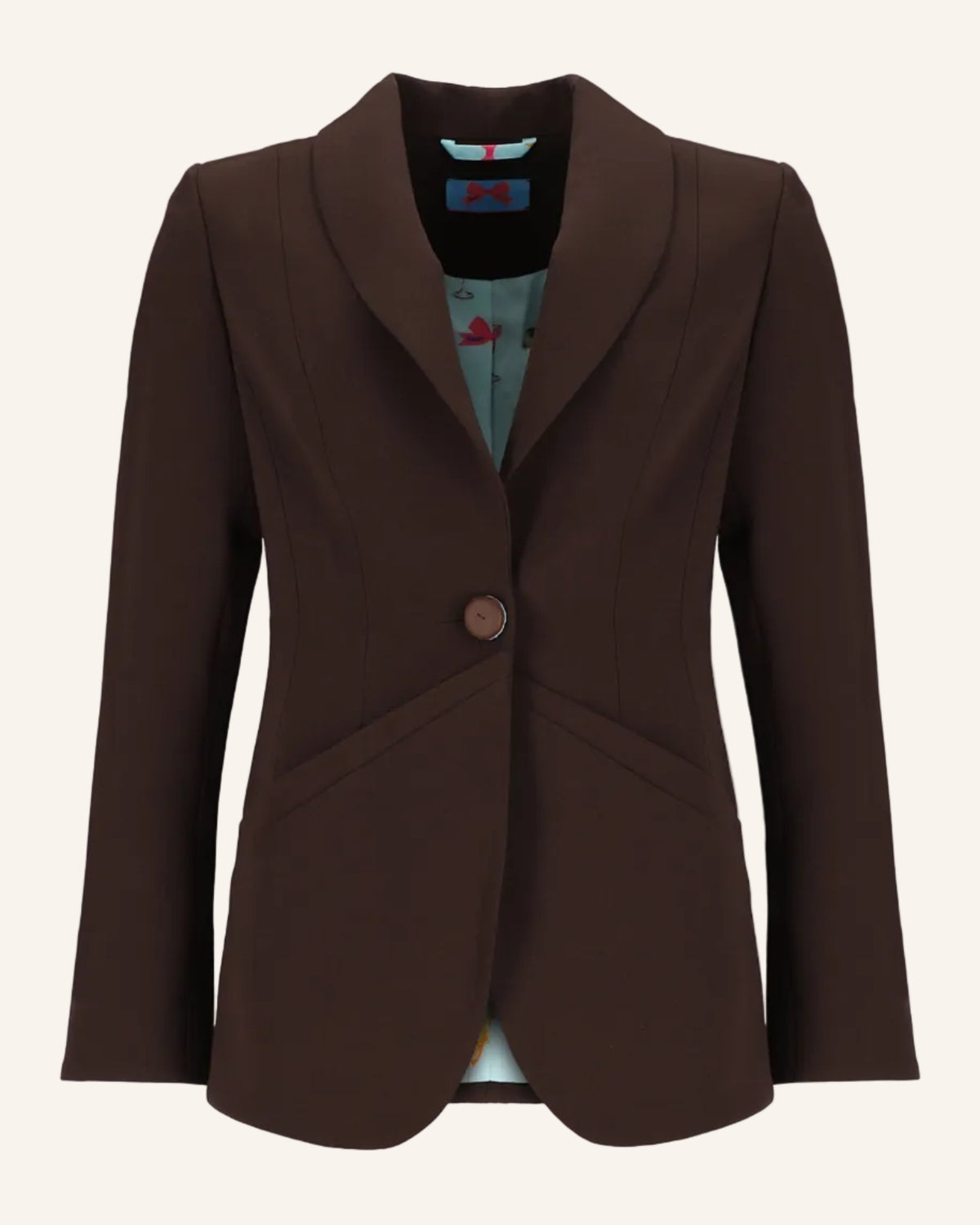 Sportlich eleganter Blazer CARA dunkelbraun