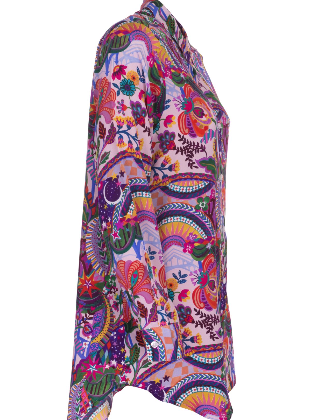 MADE BY LA CASA Seiden-Longbluse "Liberty"