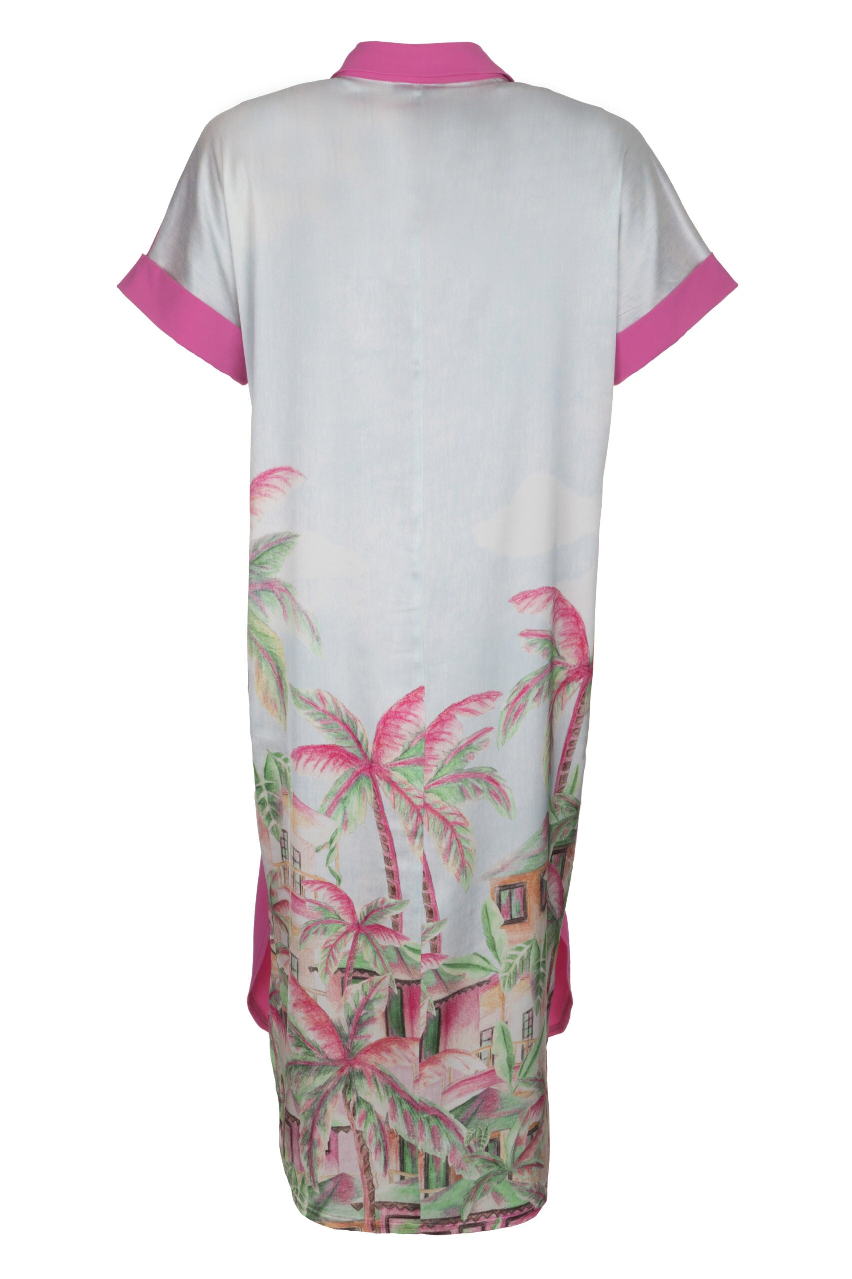 SPECIAL EDITION made by La Casa- Hemdblusenkleid mit überraschender Rückseite