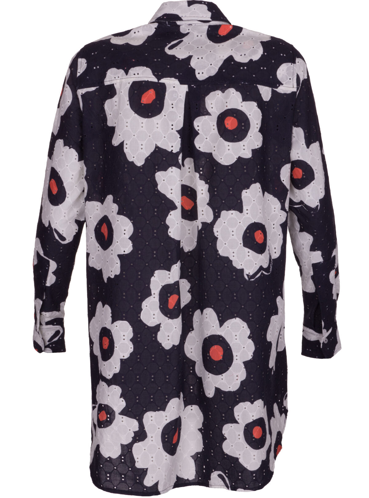 Longbluse aus Ajour-Baumwolle – MADE BY LA CASA