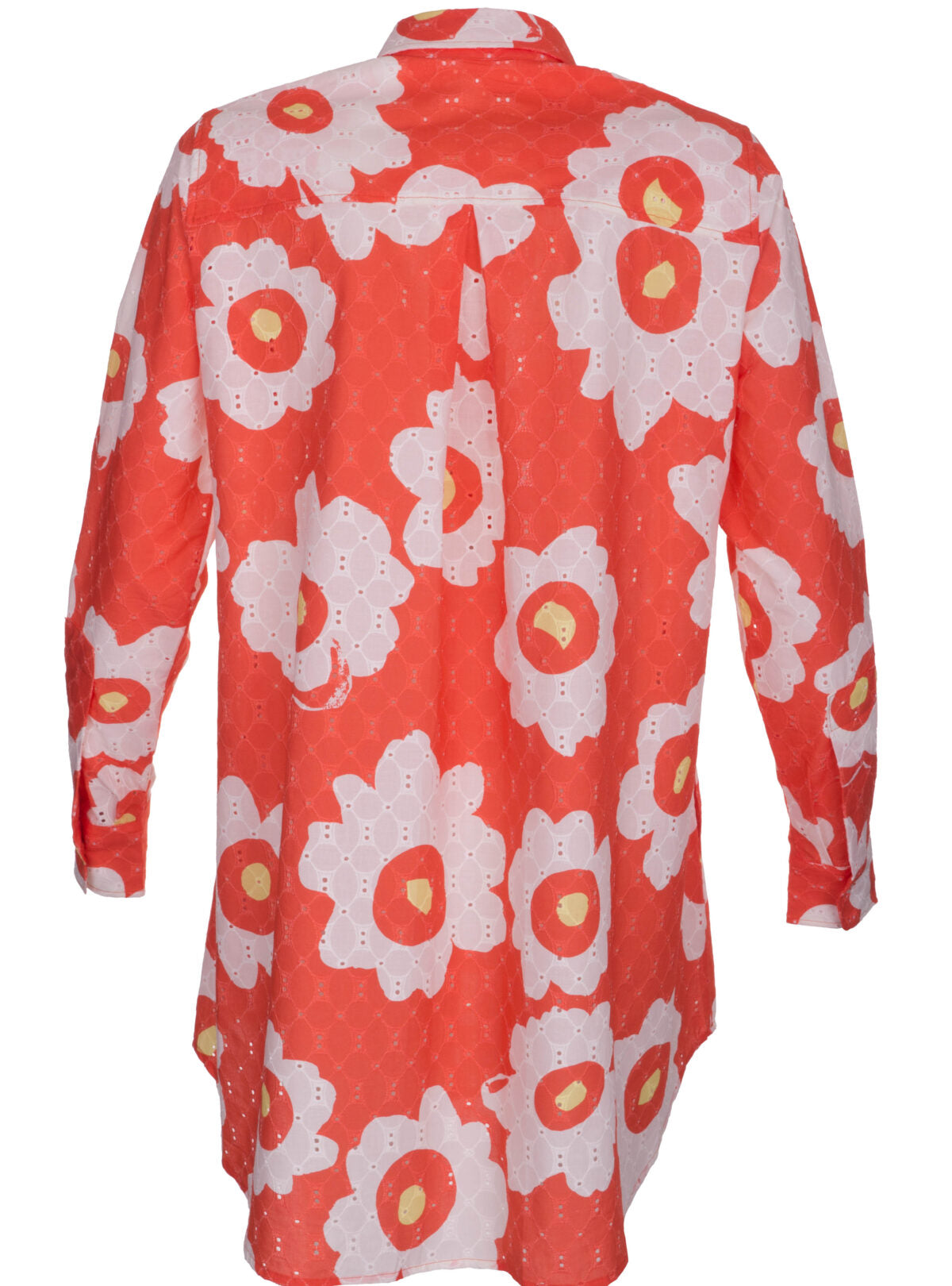 Longbluse aus Ajour-Baumwolle – MADE BY LA CASA