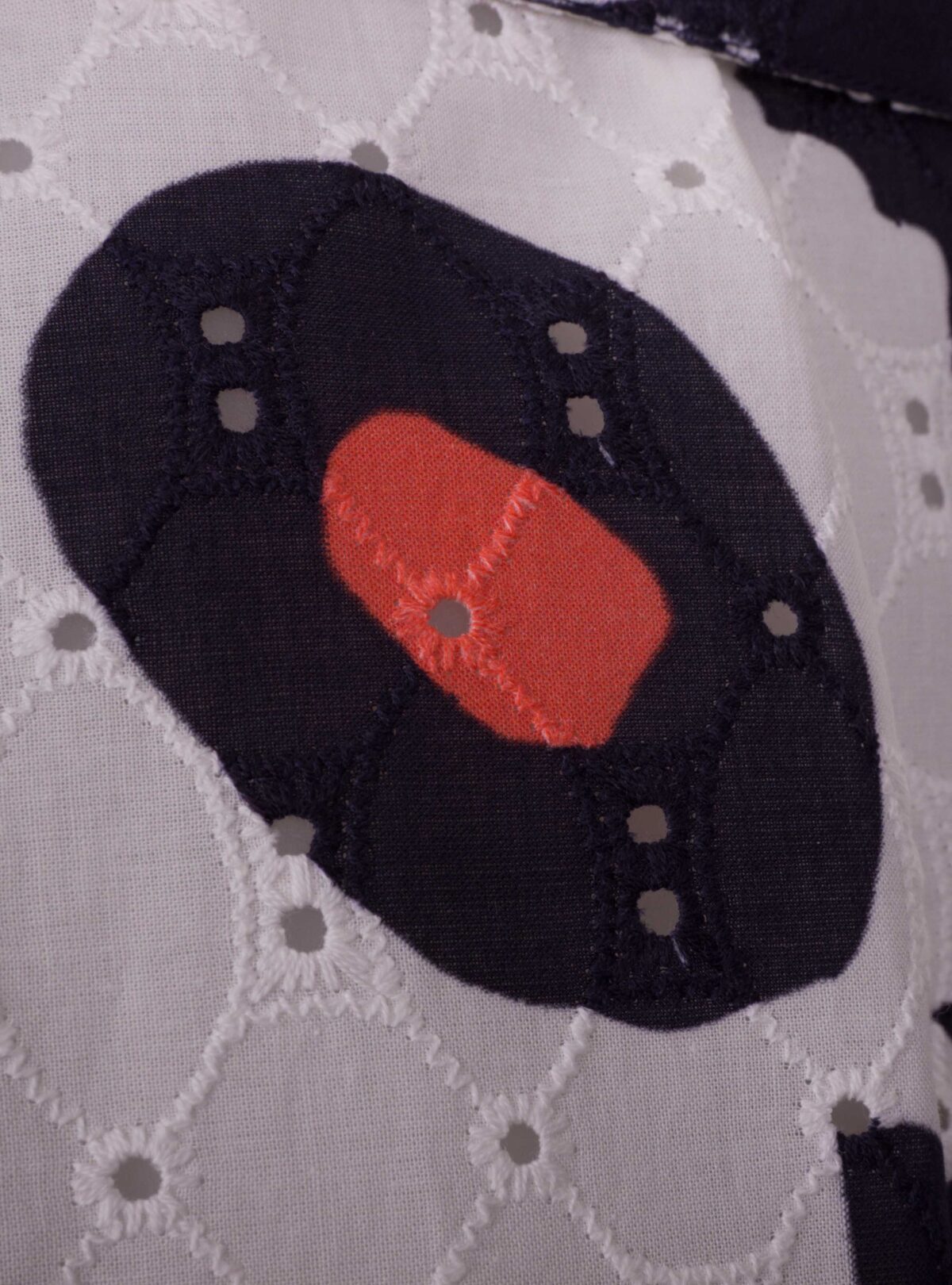 Longbluse aus Ajour-Baumwolle – MADE BY LA CASA