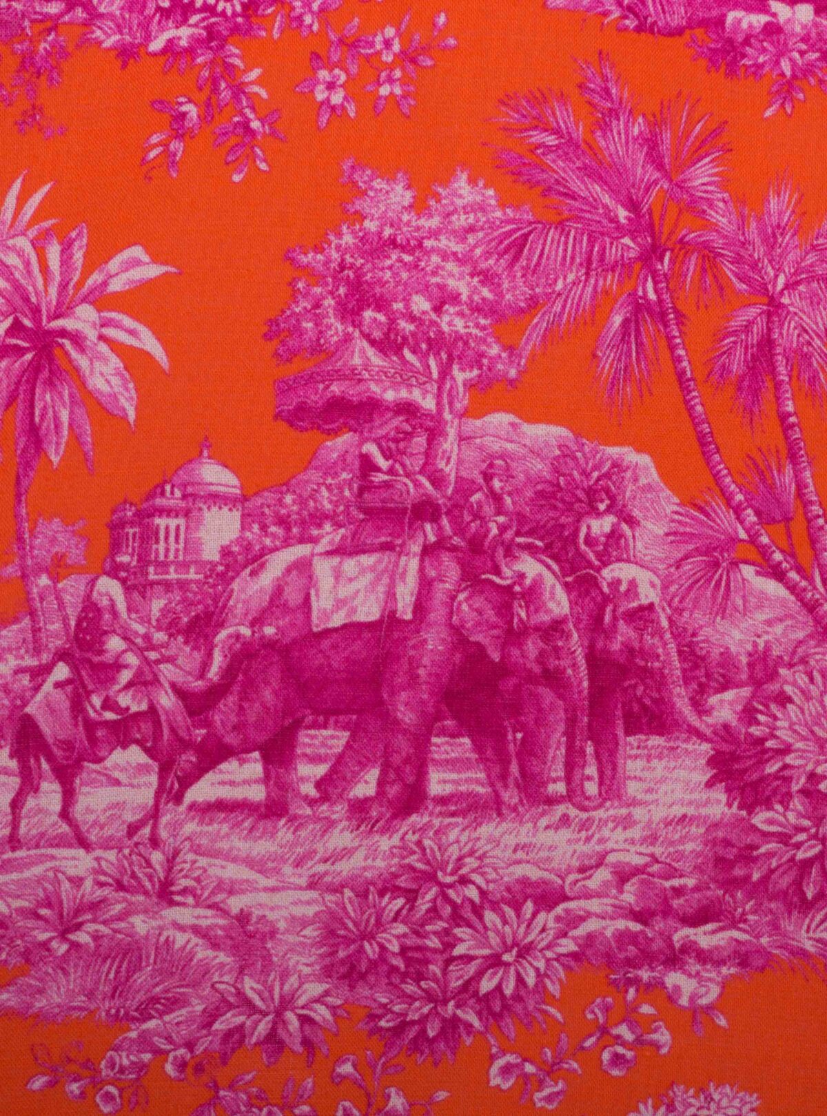 Toile-de-Jouy-Longbluse aus Baumwolle – MADE BY LA CASA