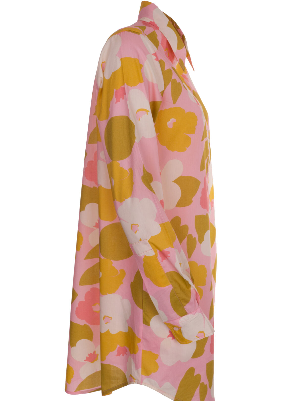 MADE BY LA CASA – LONGBLUSE FLOWER PRINT AUS BAUMWOLLE