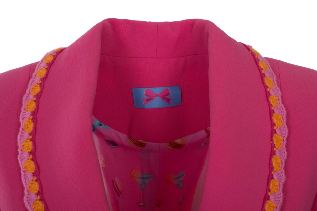 Blazer CARA mit Häkelkante