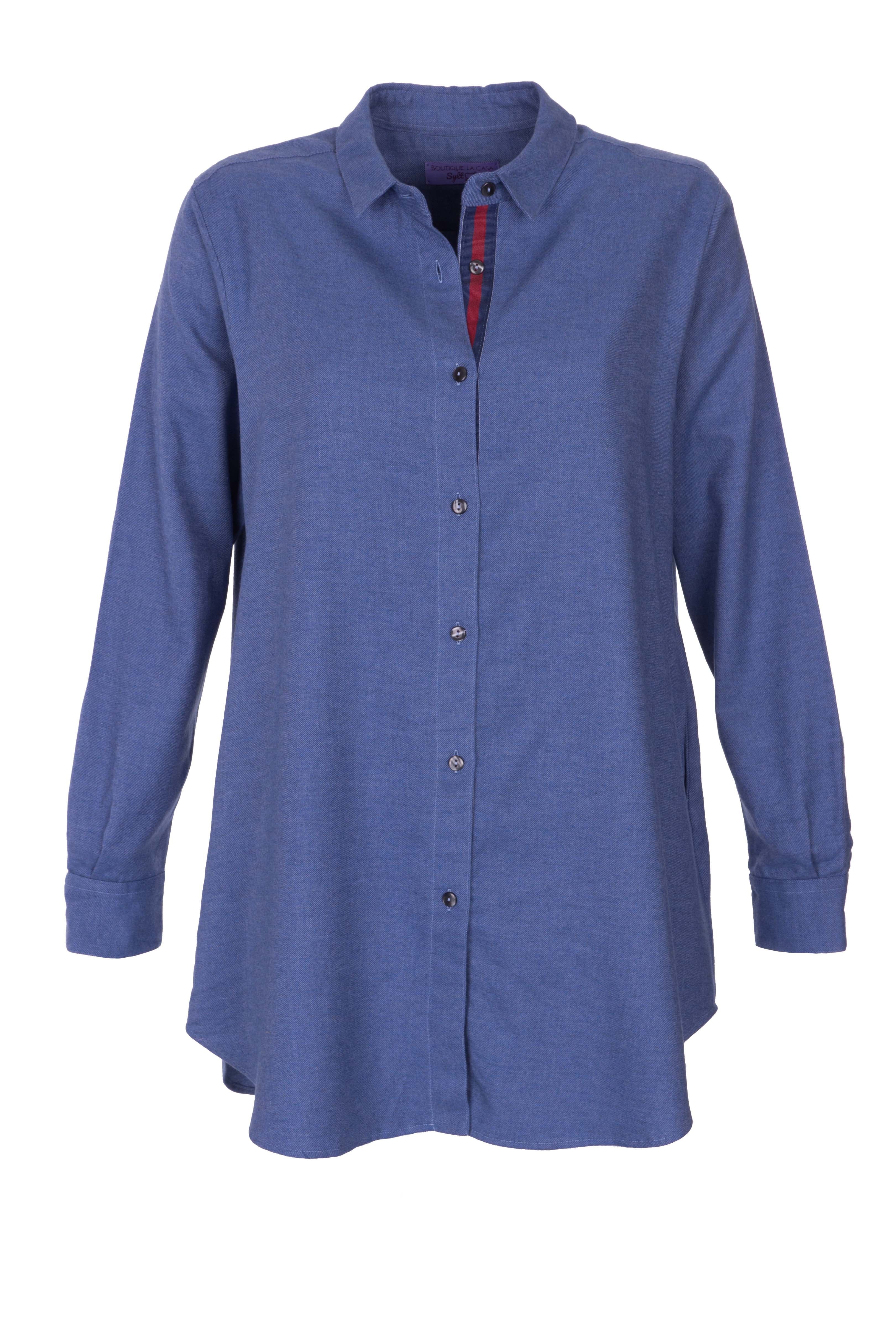 Longbluse Baumwollflanell COZY