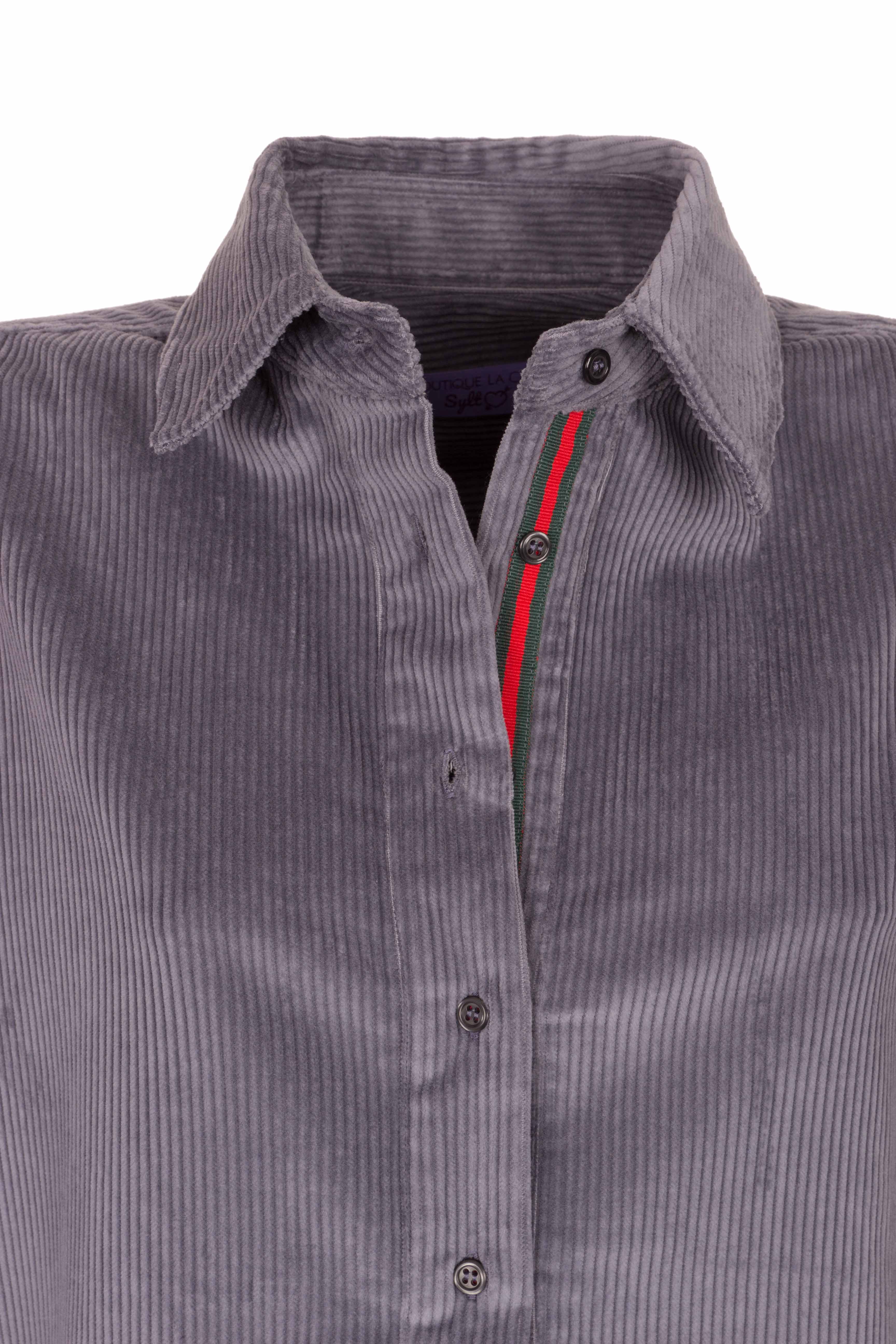 Trendige Longbluse BREITCORD