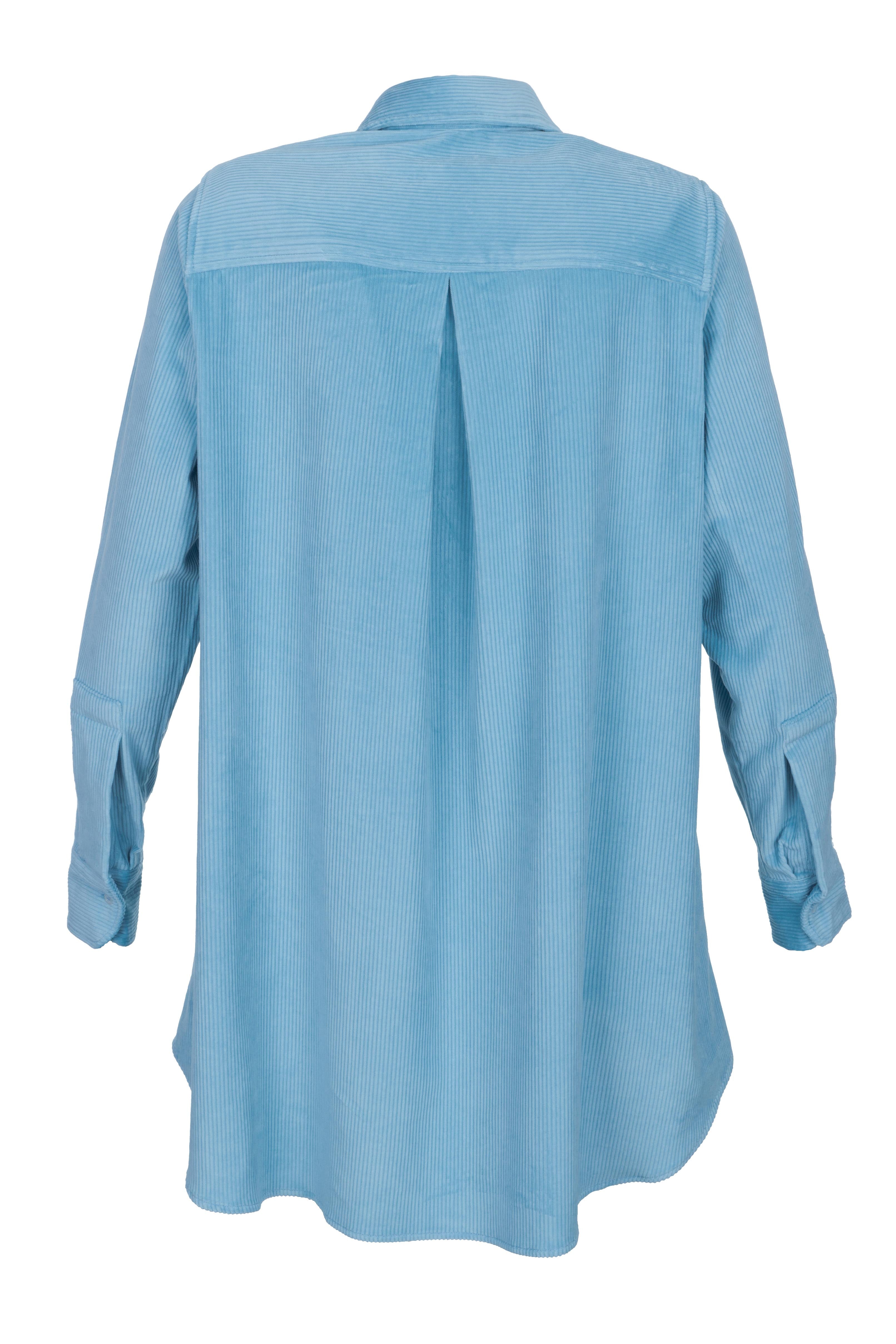 Trendige Longbluse BREITCORD