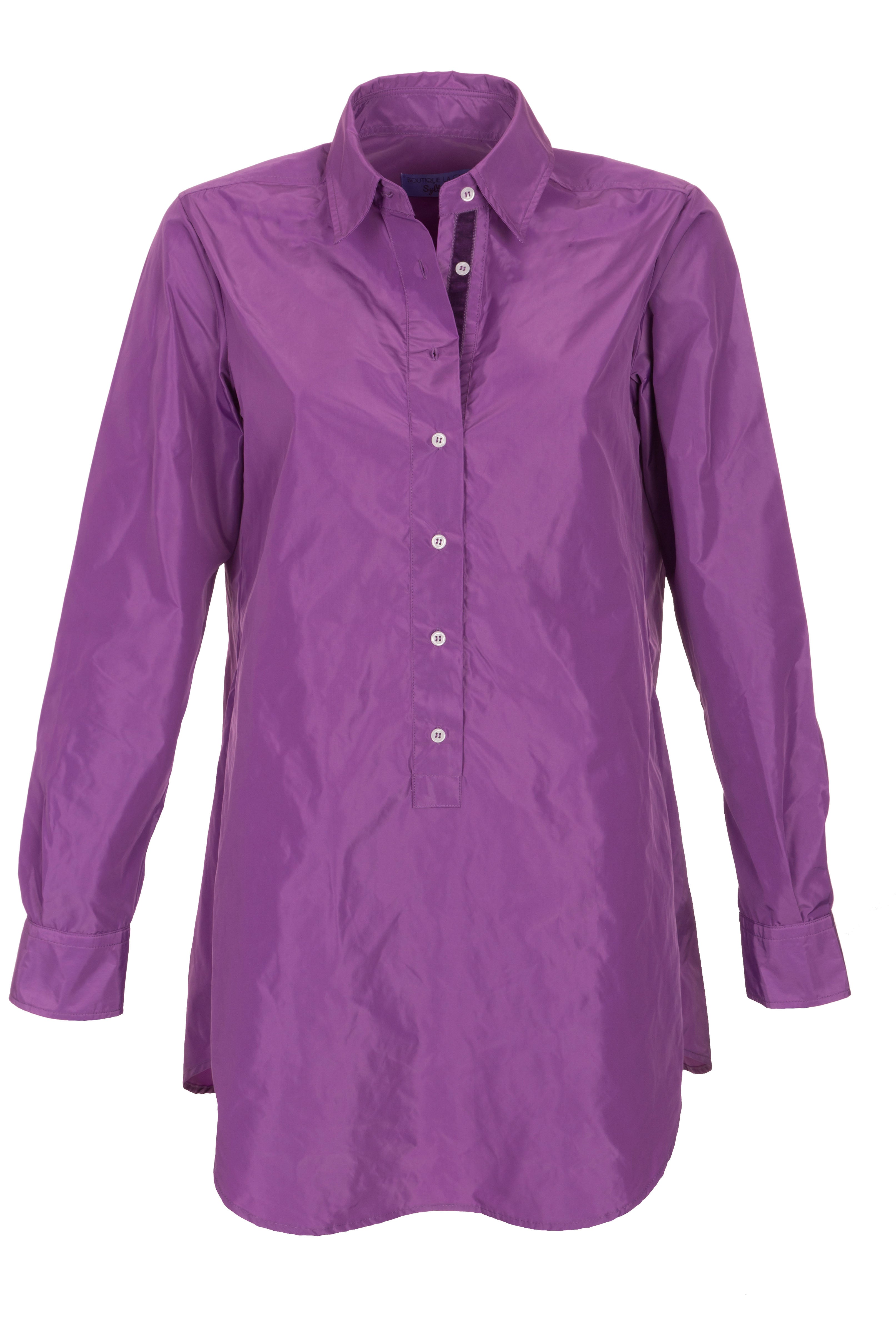 Changierende Longbluse TAFT