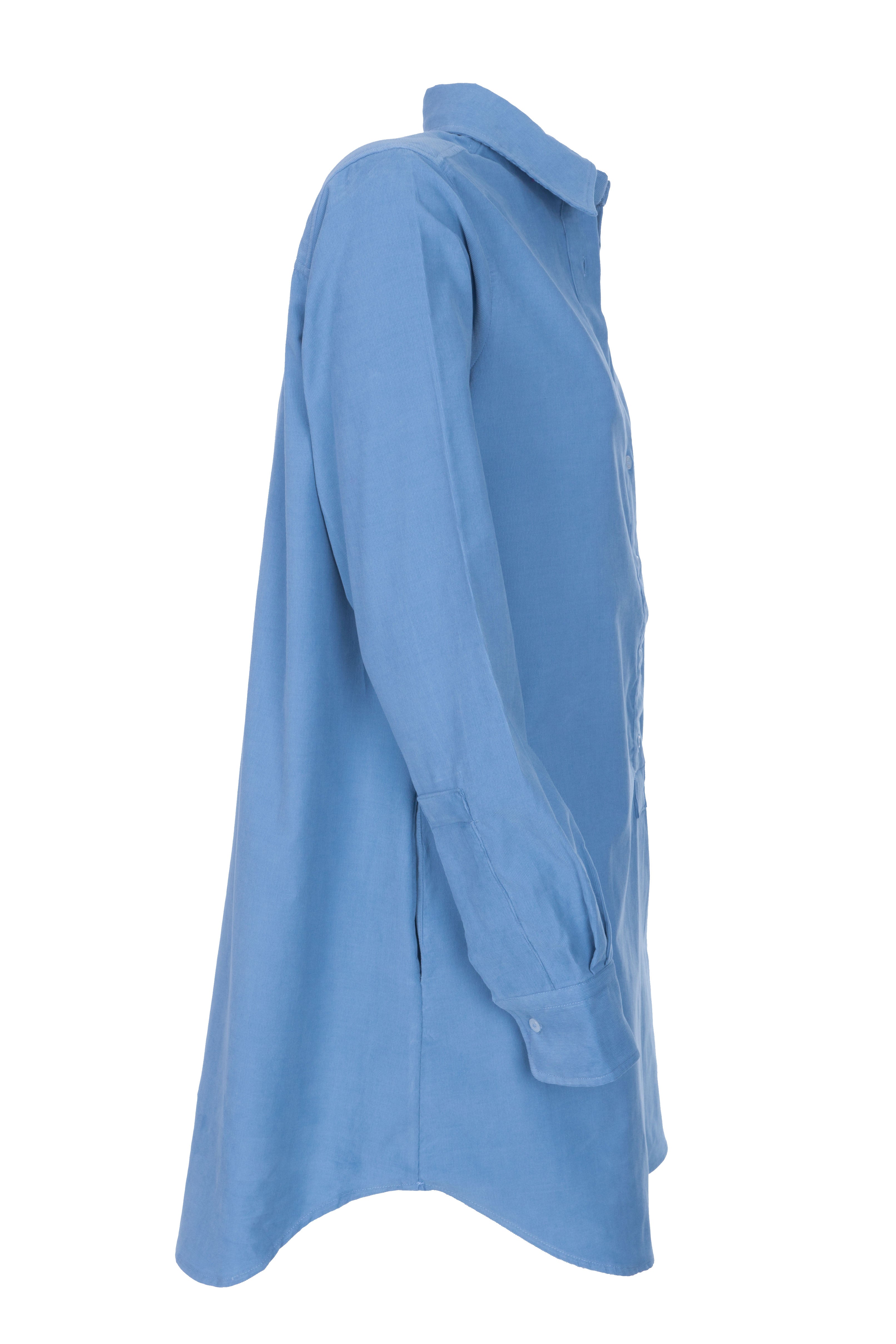 Kuschelige Longbluse BABYCORD