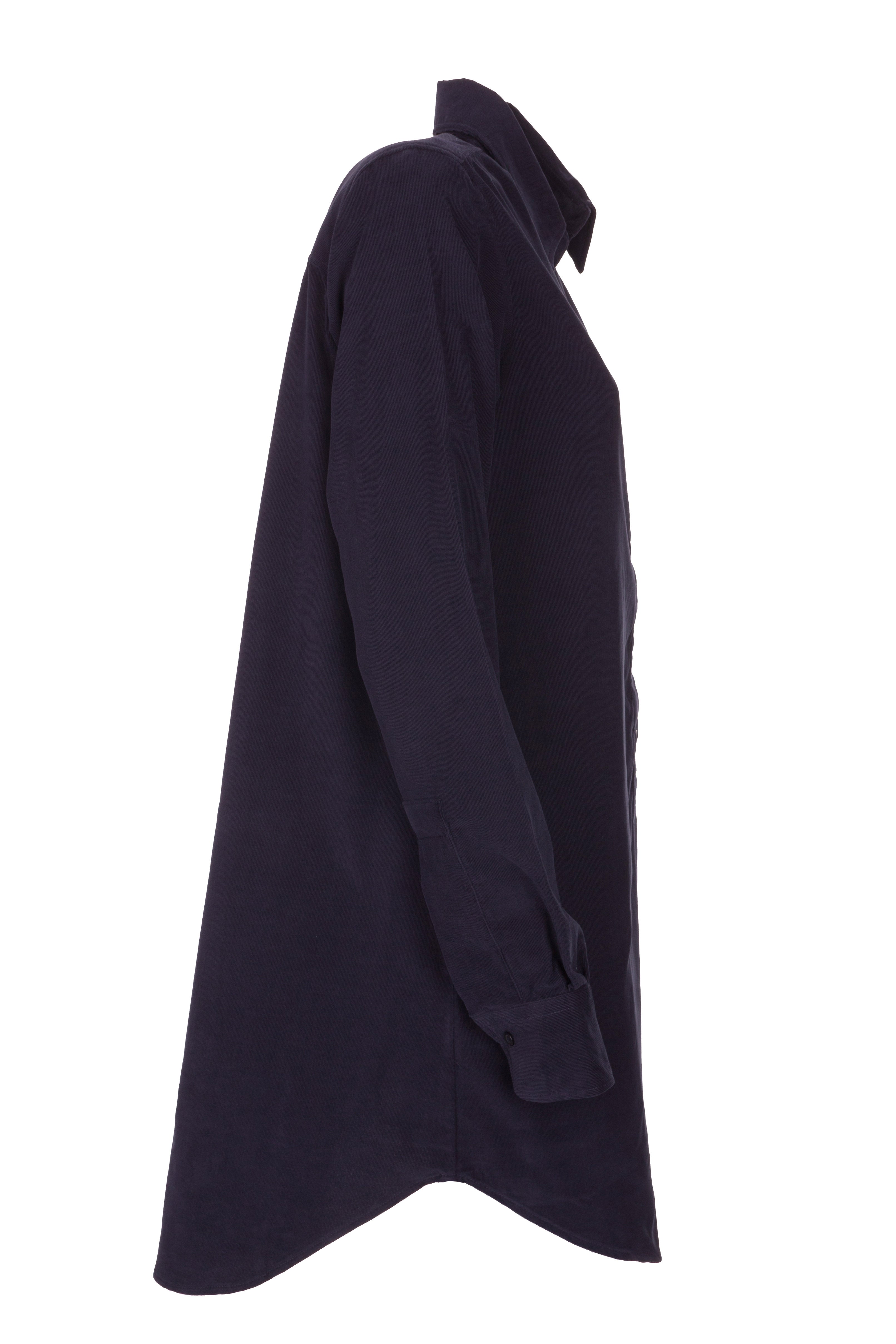 Kuschelige Longbluse BABYCORD