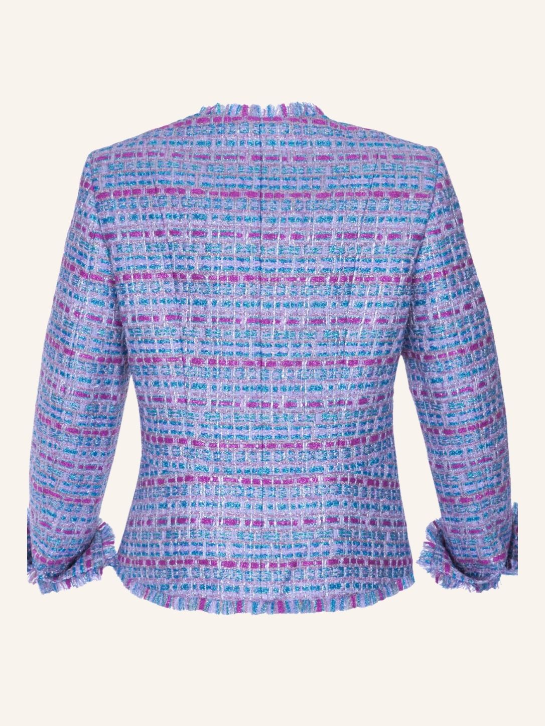 Kurzblazer COMO Glam aus Glam-Bouclé mit taillierter Passform