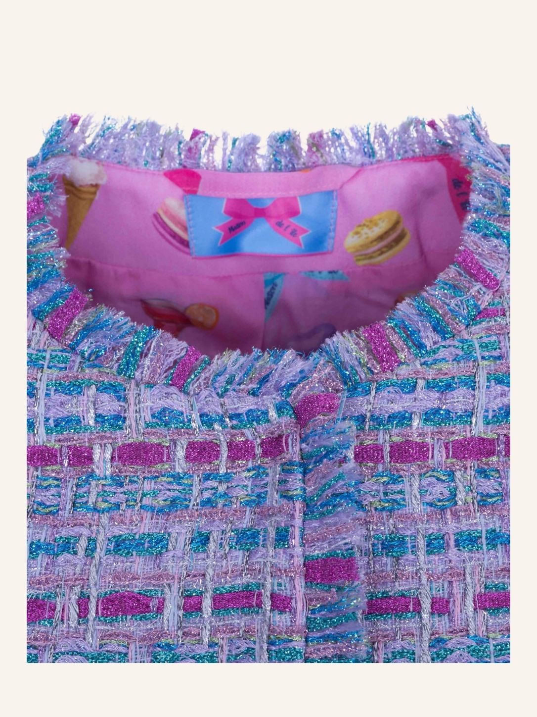 Kurzblazer COMO Glam aus Glam-Bouclé mit taillierter Passform