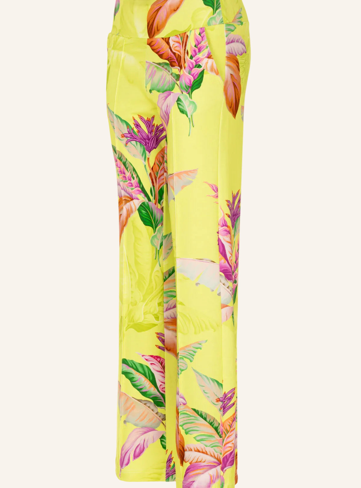 Jerseyhose mit Tropical Print – MAIDEN LANE