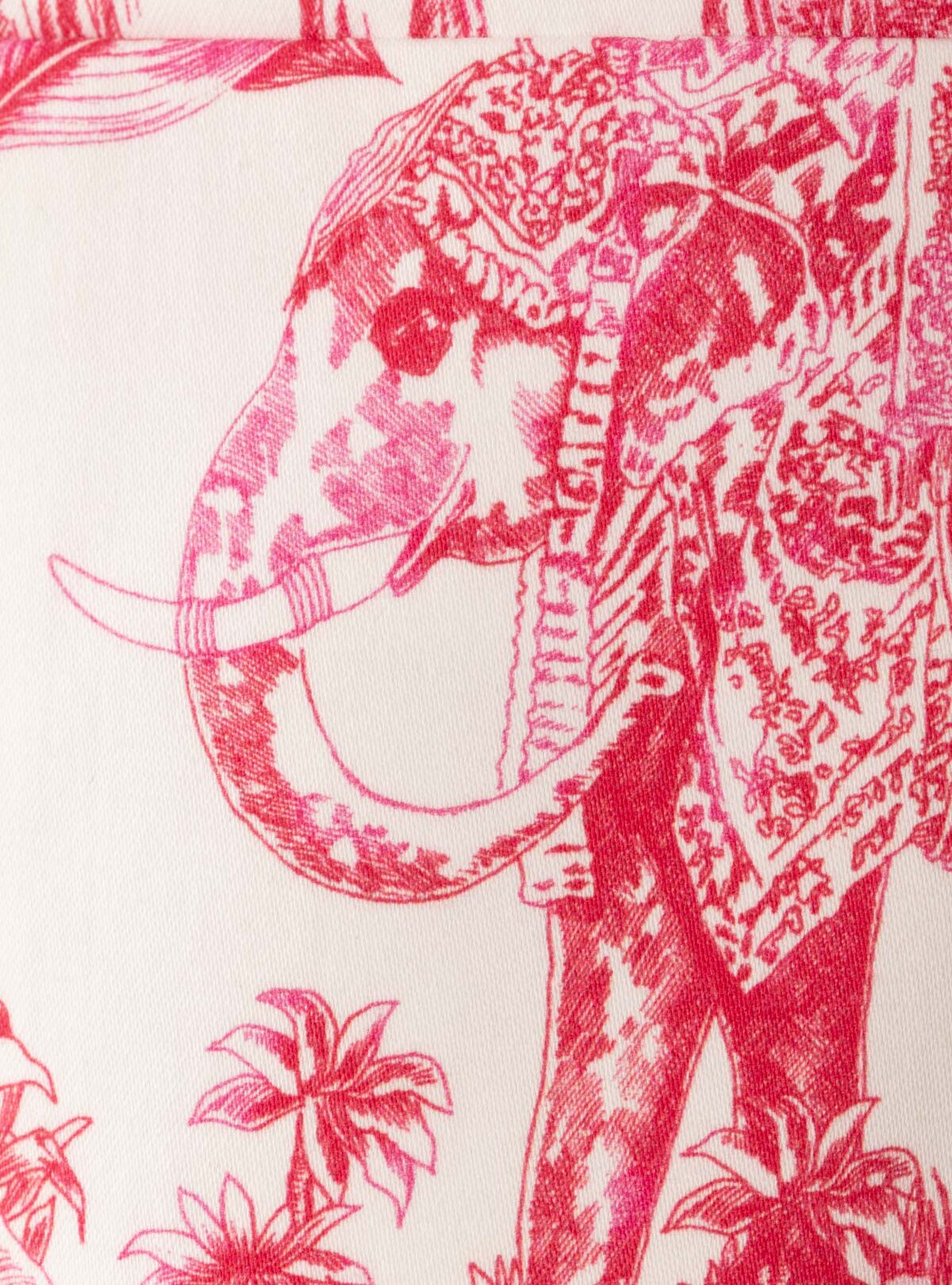 MAIDEN LANE- Blazer GABY Toile de Jouy rot-weiß