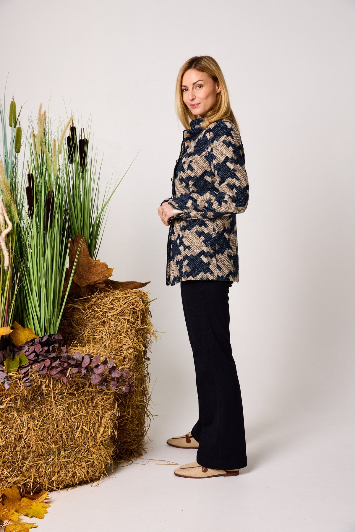 Longblazer JUNE "Hahnentritt"