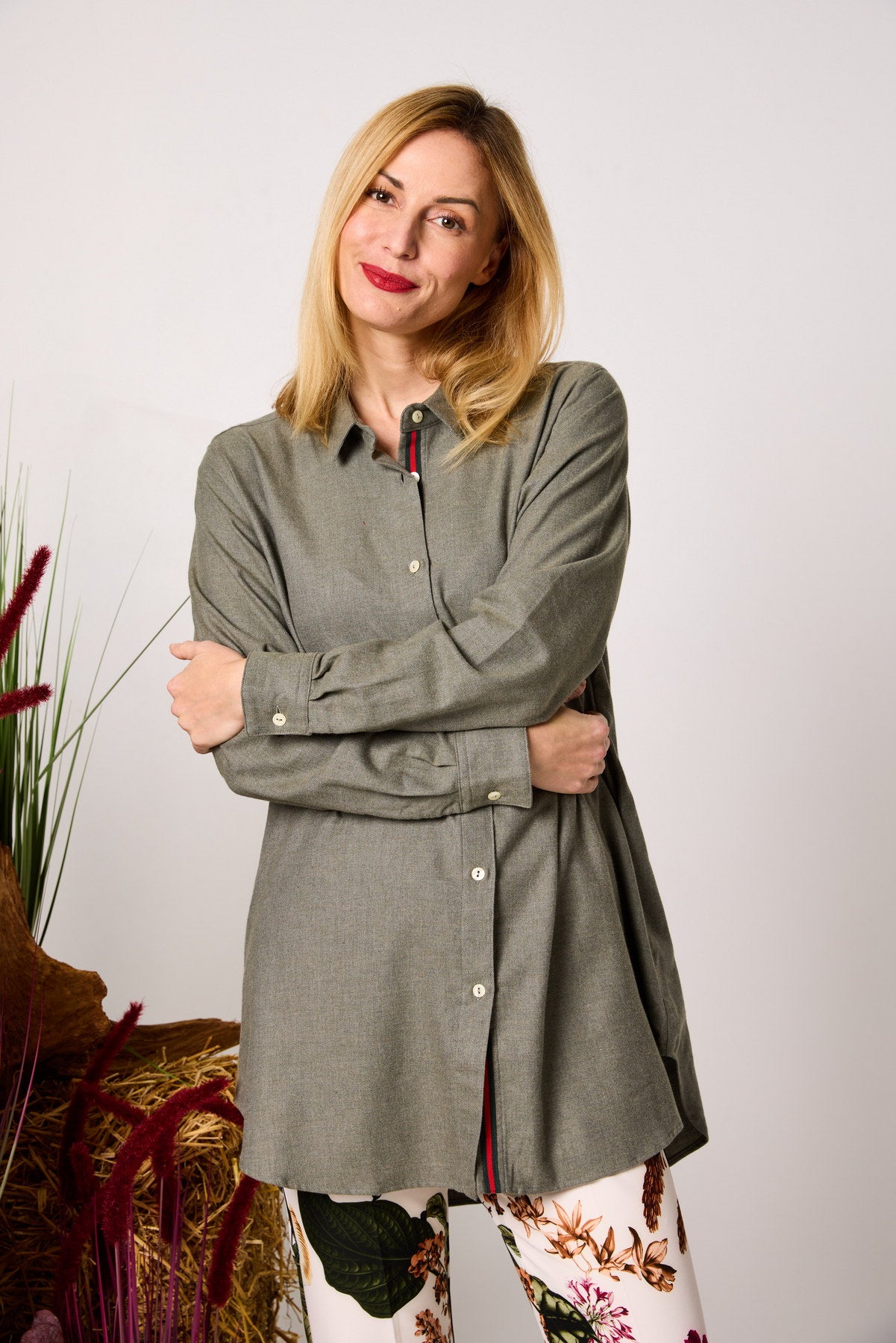 Longbluse Baumwollflanell COZY