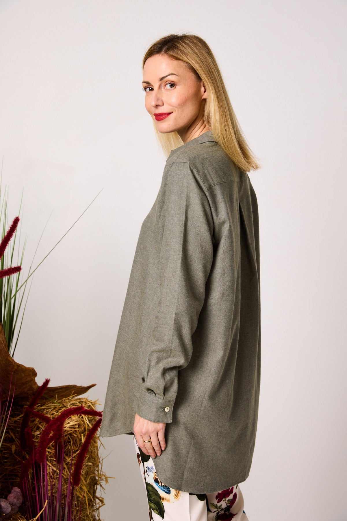 Longbluse Baumwollflanell COZY