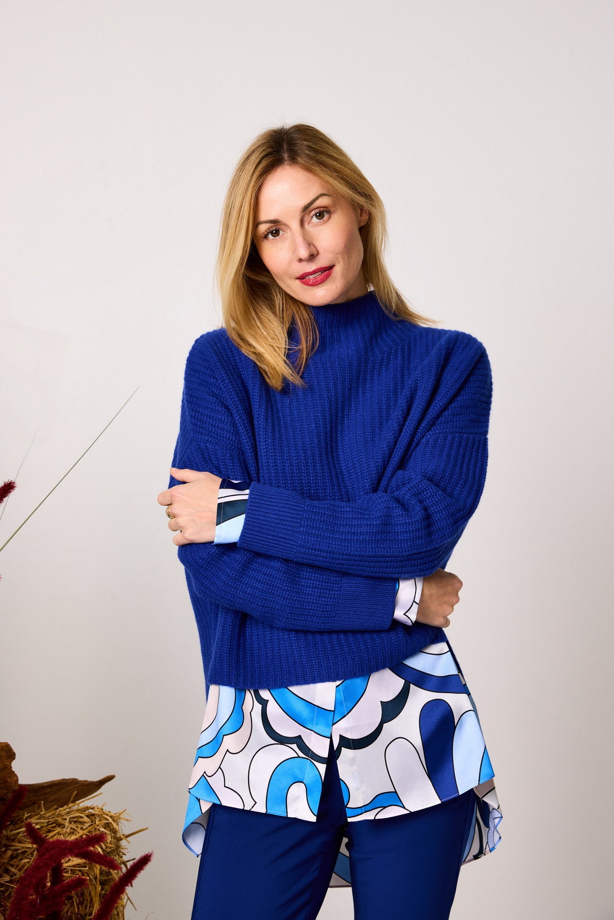 Rollkragenpullover 100% Cashmere in 6 Farben