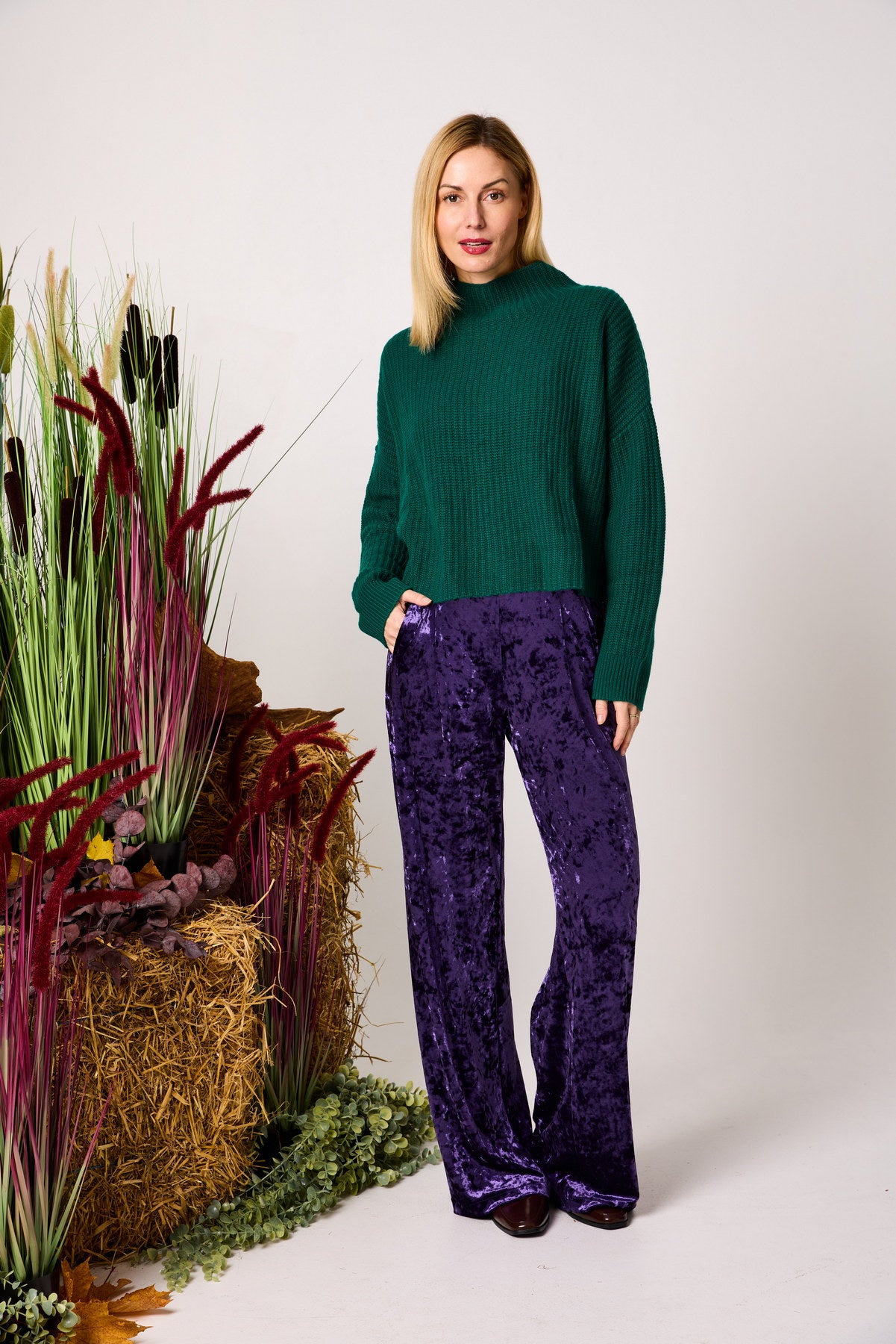 Cashmerepullover mit Turtleneck