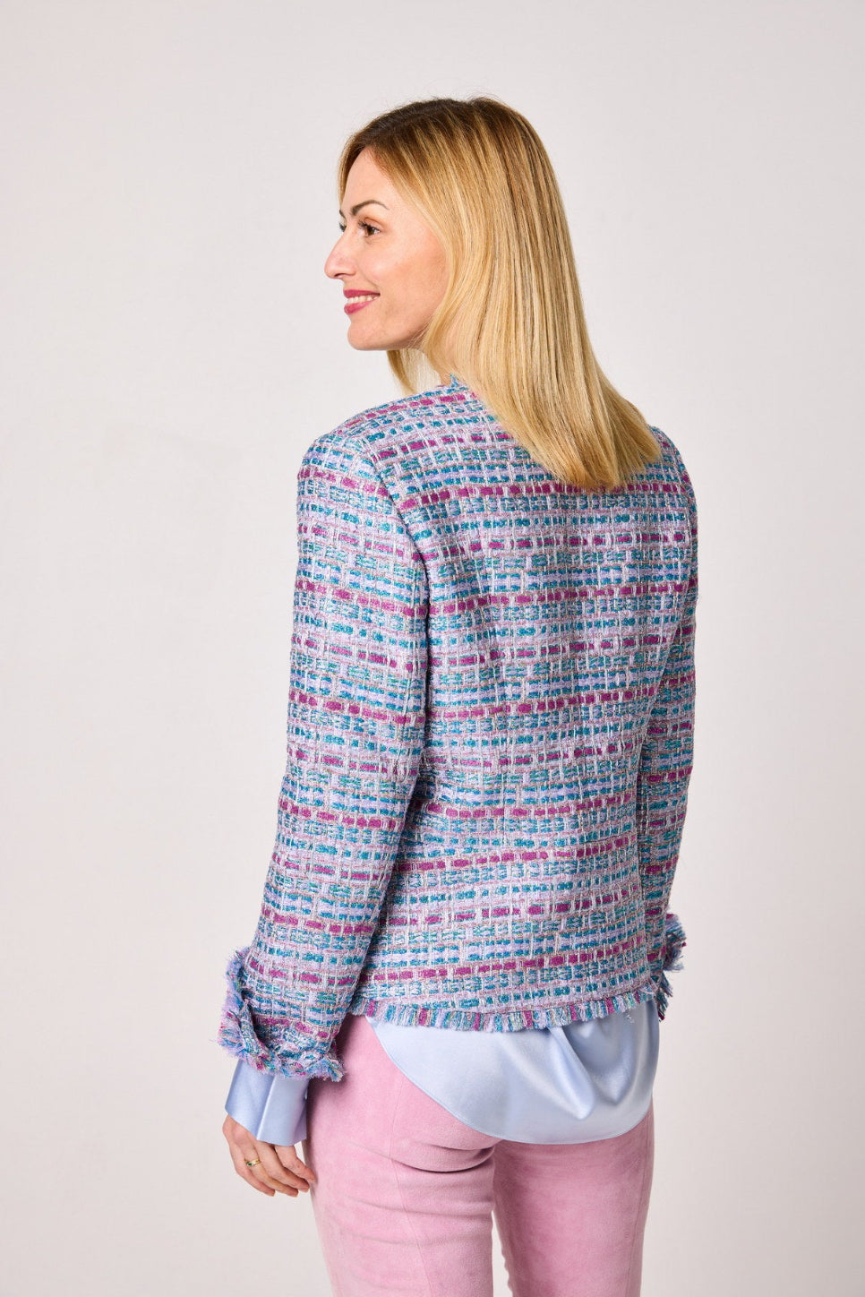 Kurzblazer COMO Glam aus Glam-Bouclé mit taillierter Passform