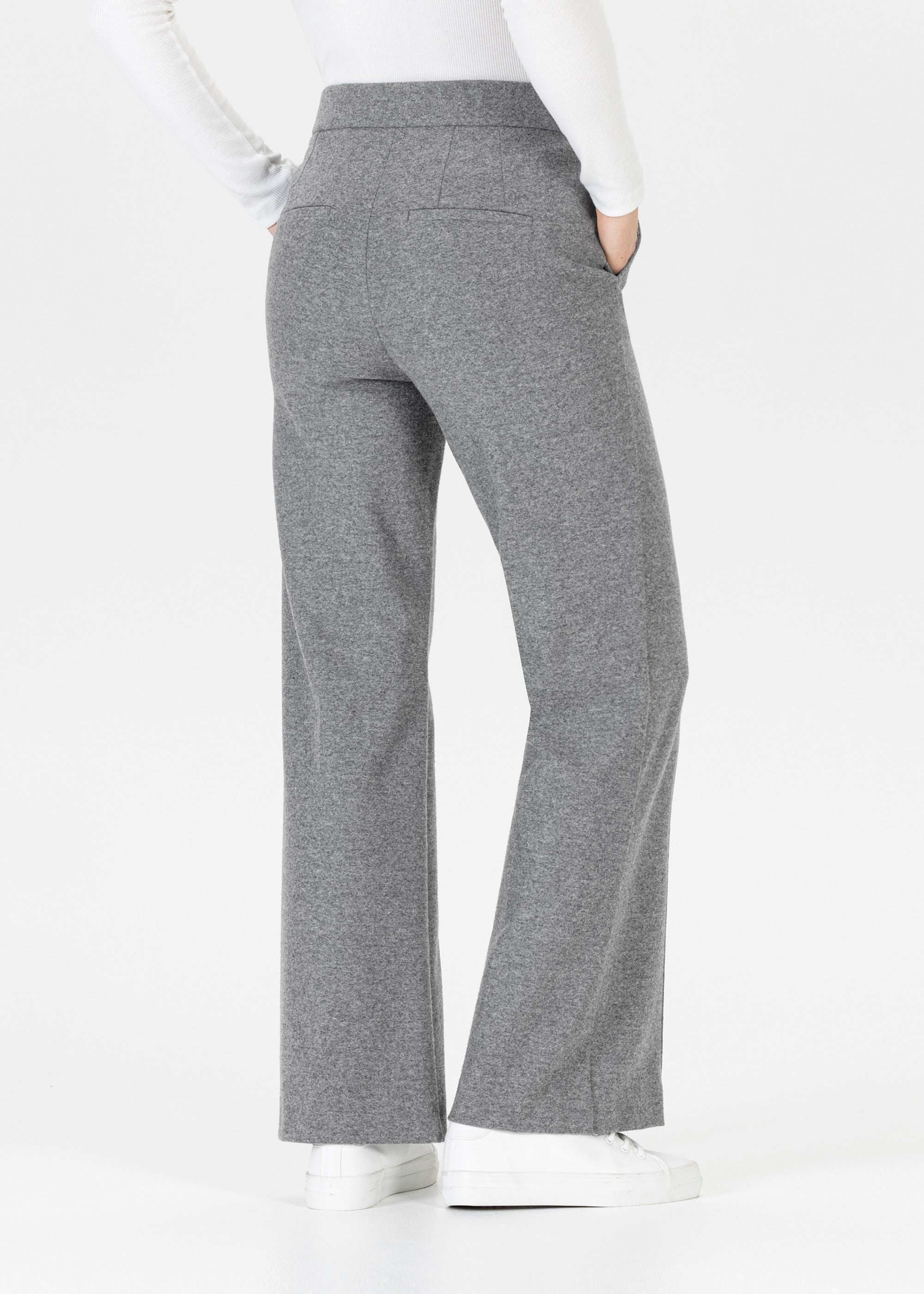 Lässige Hose HELLENA grau melange