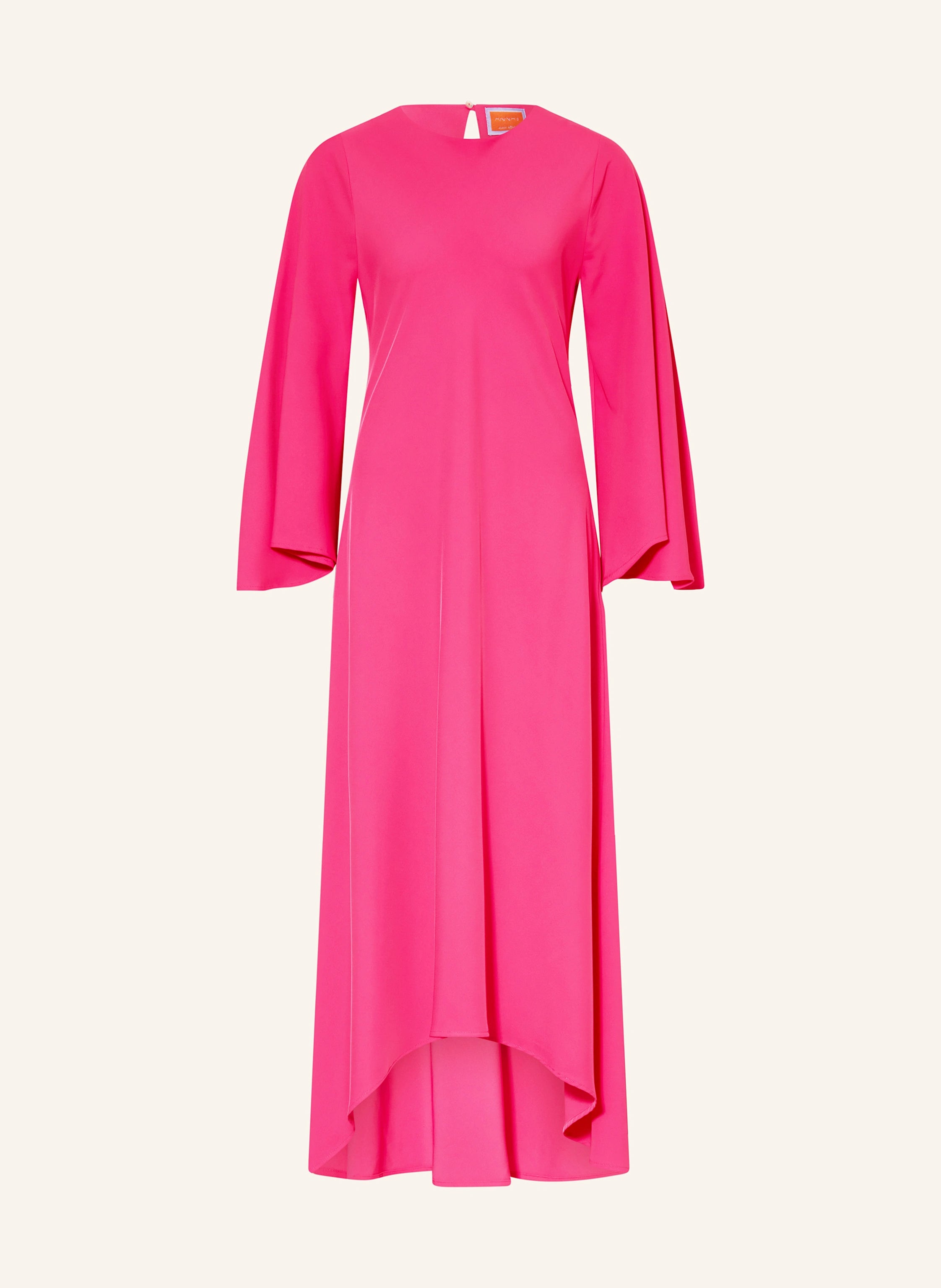 Elegantes Maxikleid mit Cape-Ärmeln in 3 Farben