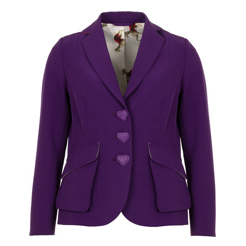 MAIDEN LANE Stretchblazer HILTON in lila