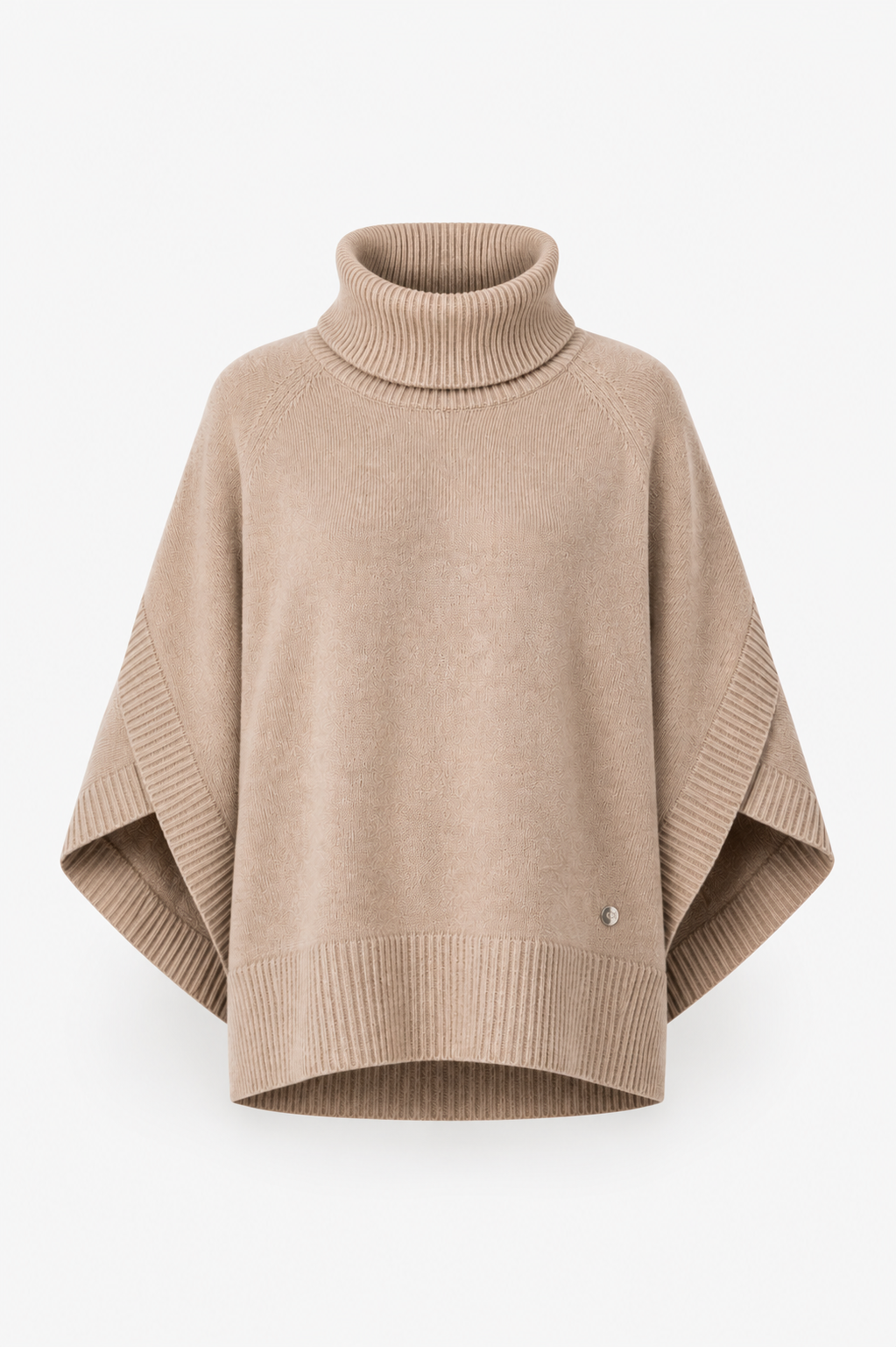 Cashmere Rollkragen mit asymmetrischen Ärmeln