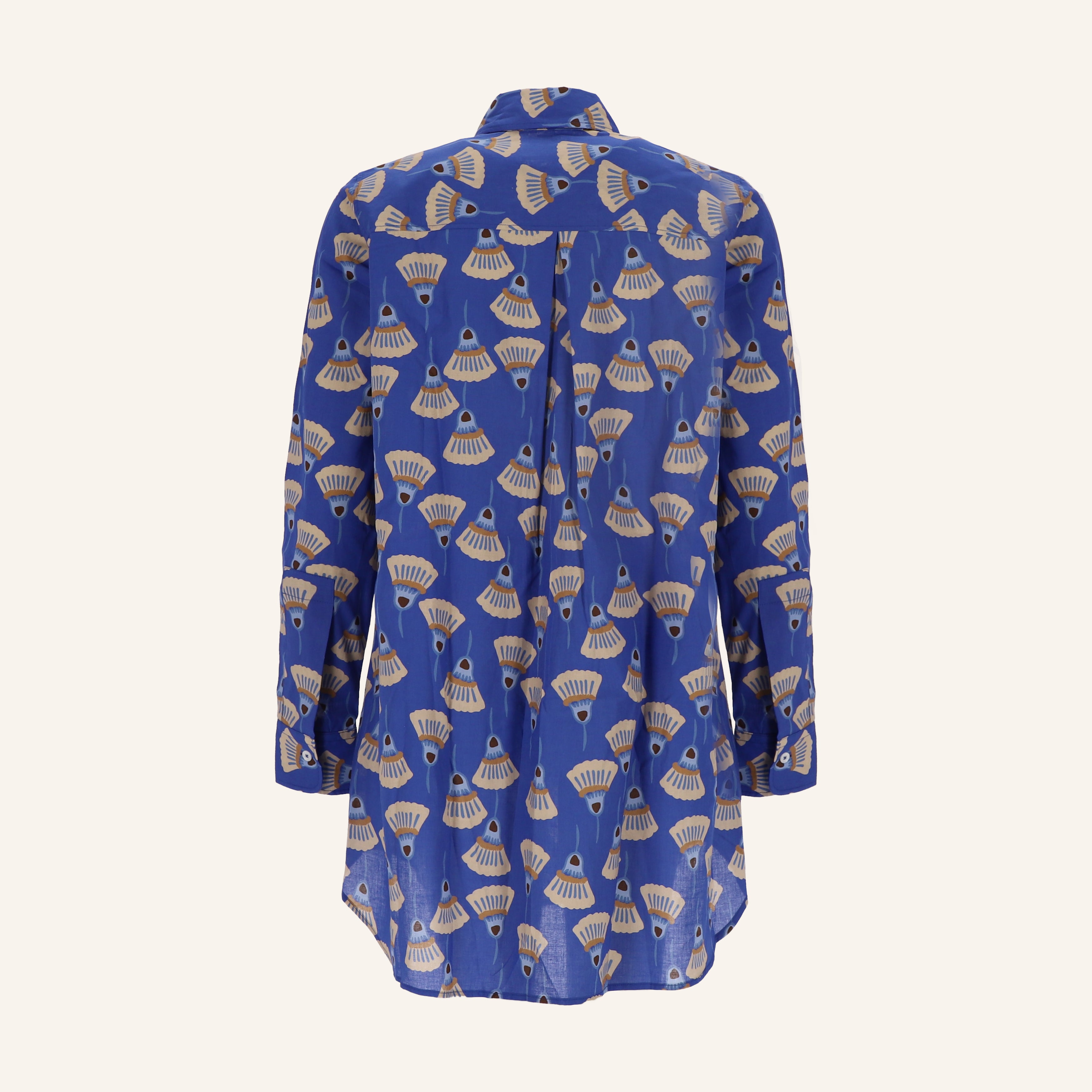 Longbluse aus reiner Baumwolle KUMQUATS