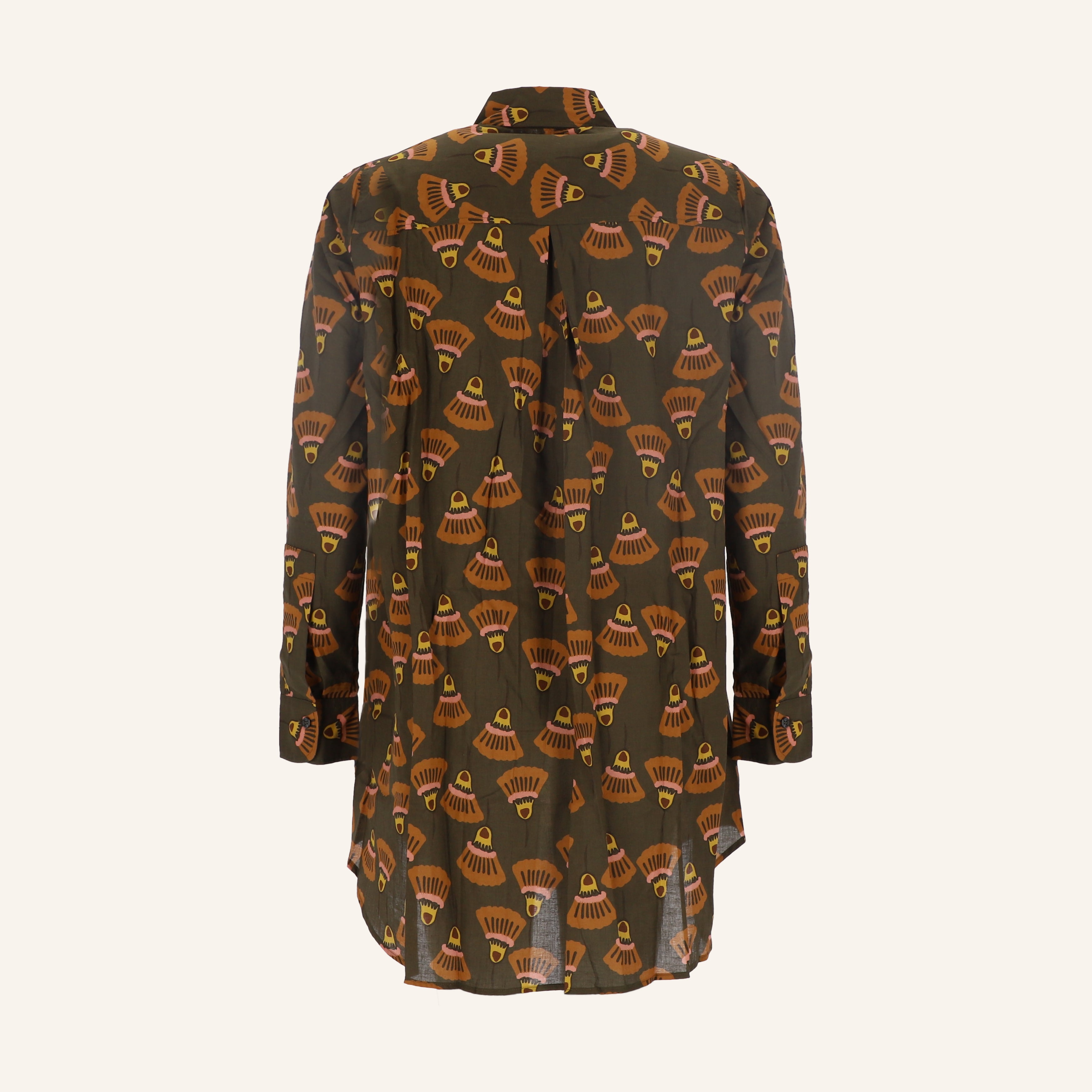 Longbluse aus reiner Baumwolle KUMQUATS