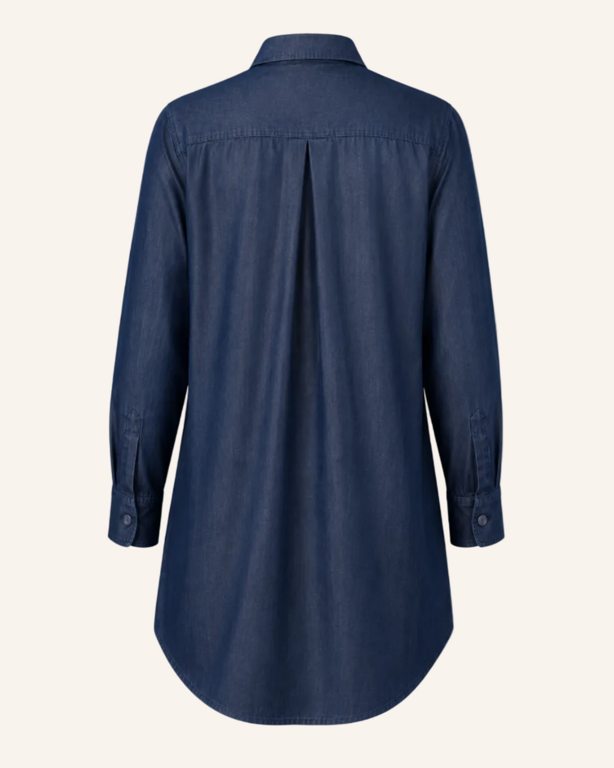 Longbluse JEANS Tencel Tunikabluse